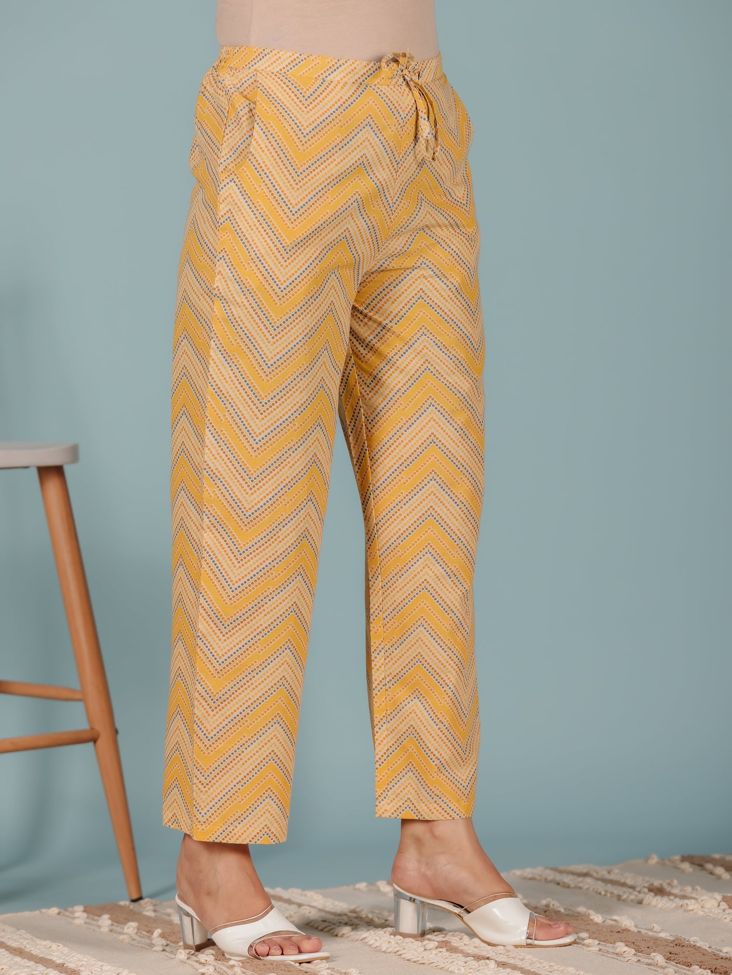 Soft Cotton Chevron Pant