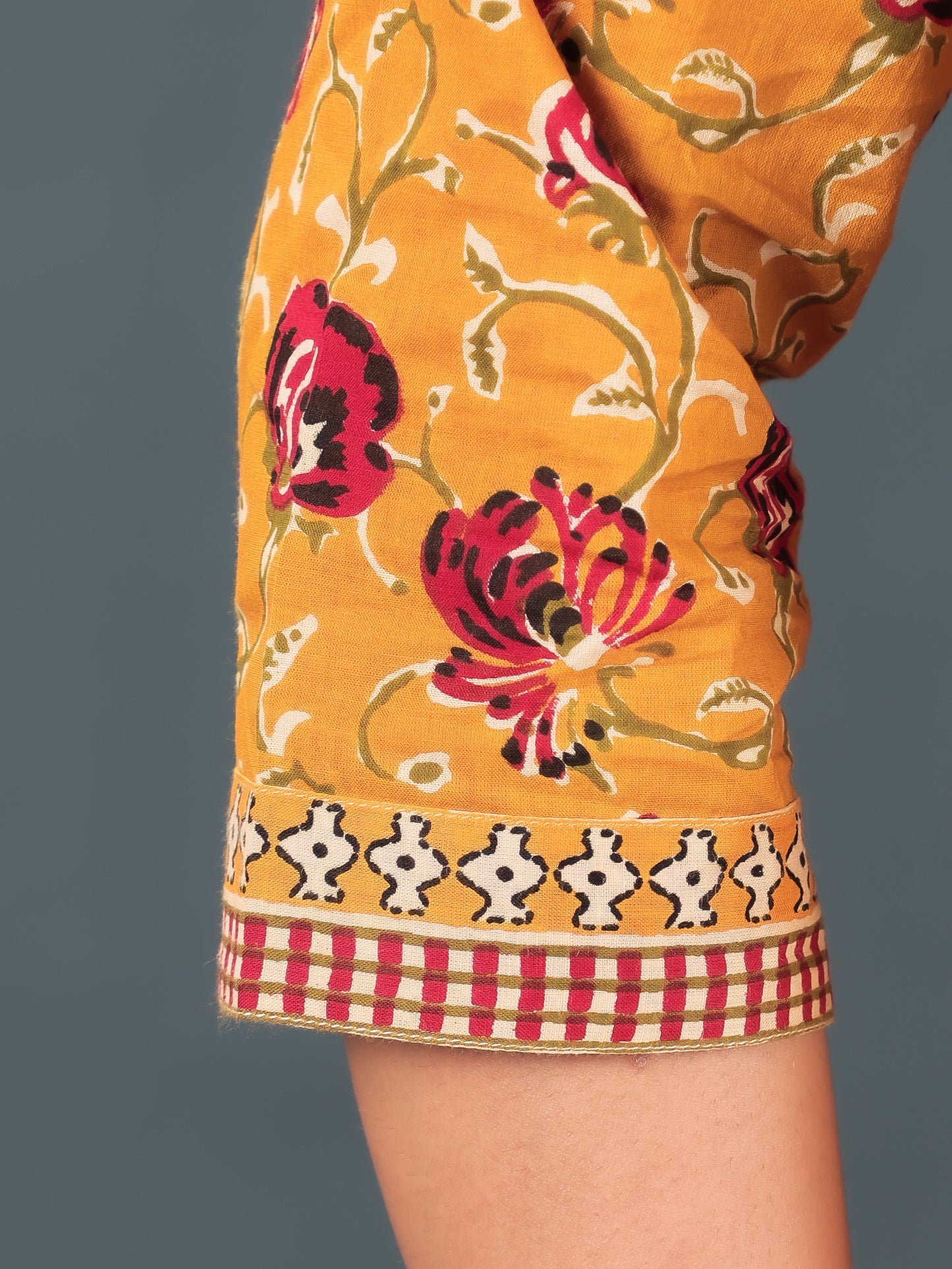 Soft Cotton Floral Kurta