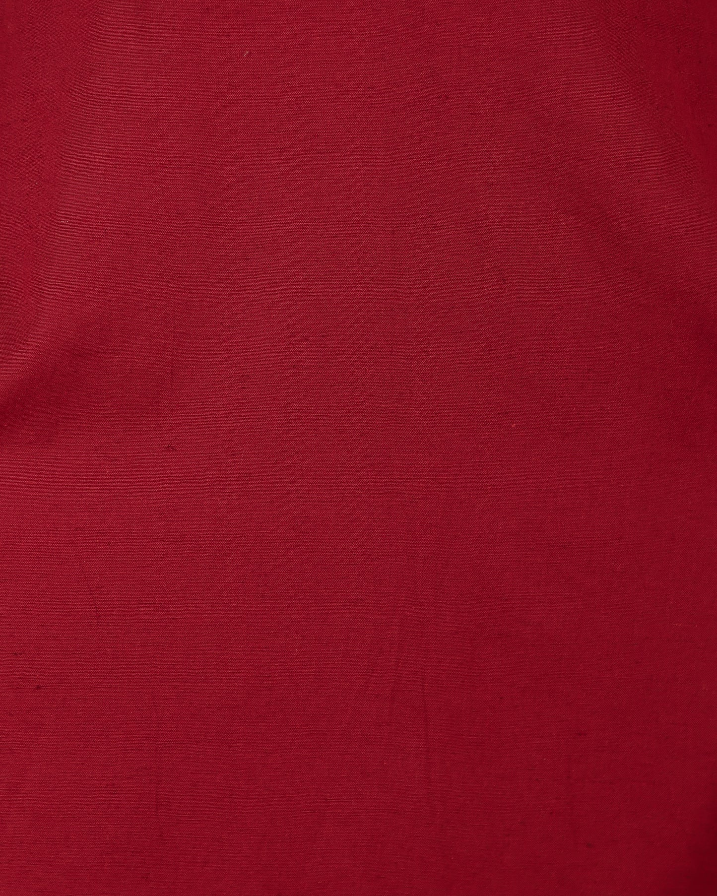 Natural Cotton Solid Straight Maroon Kurta