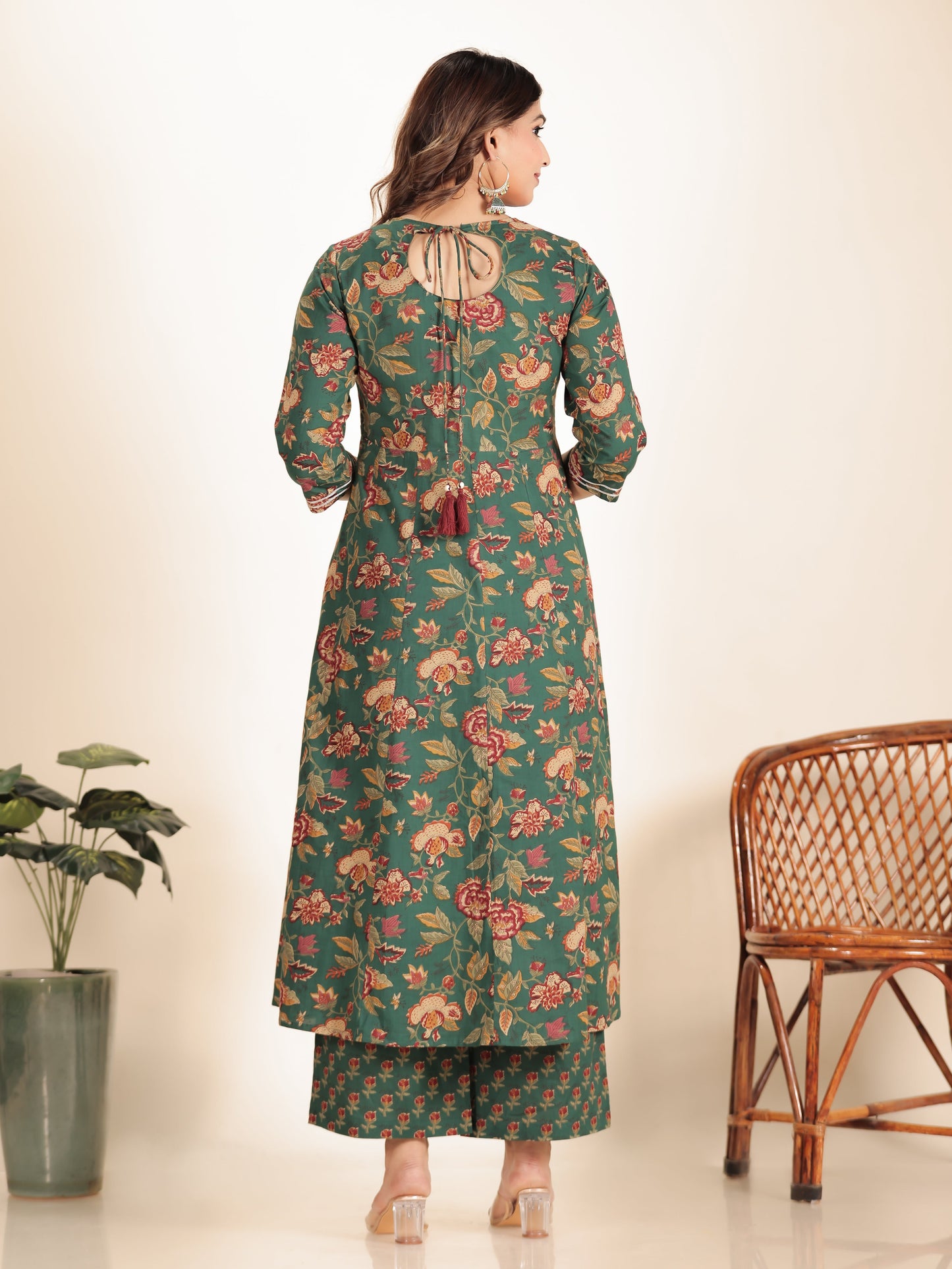 Soft Cotton Floral Kurta