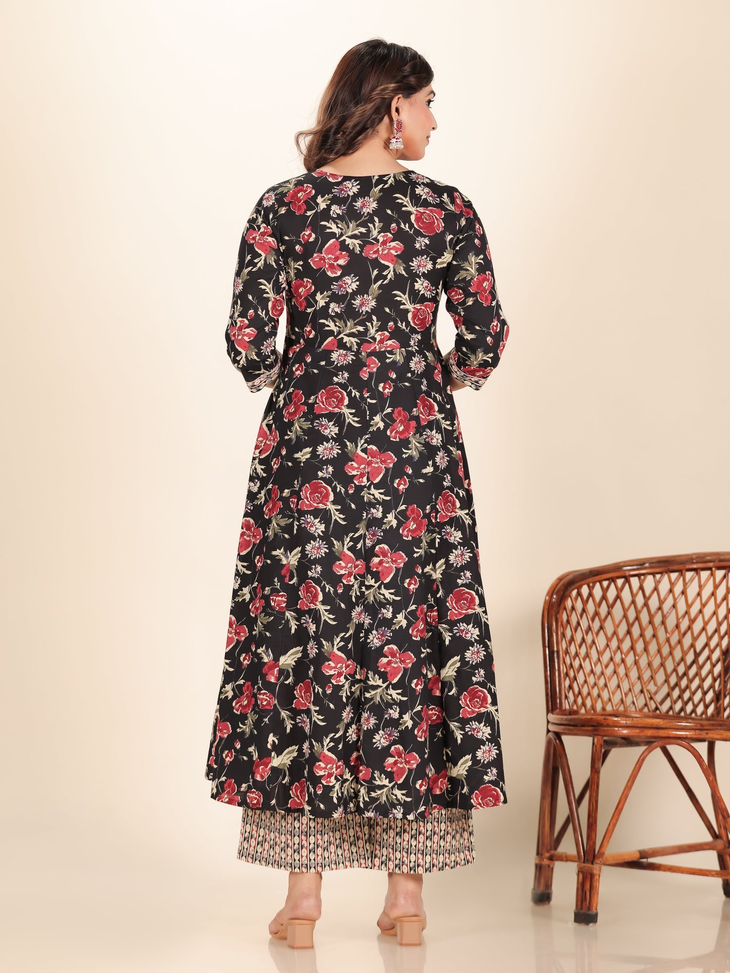 Soft Cotton Floral Kurta