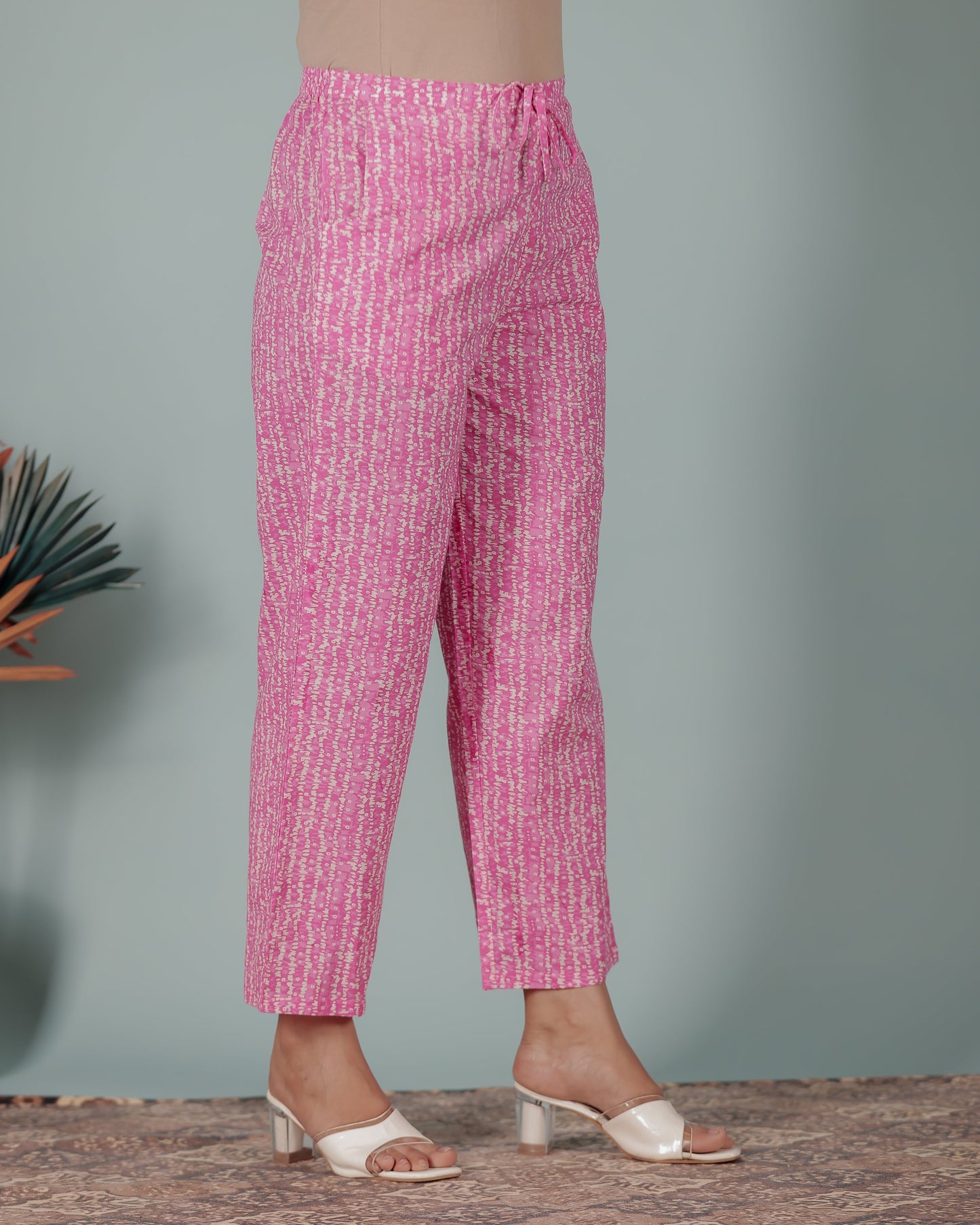 Soft Cotton Striped Pant