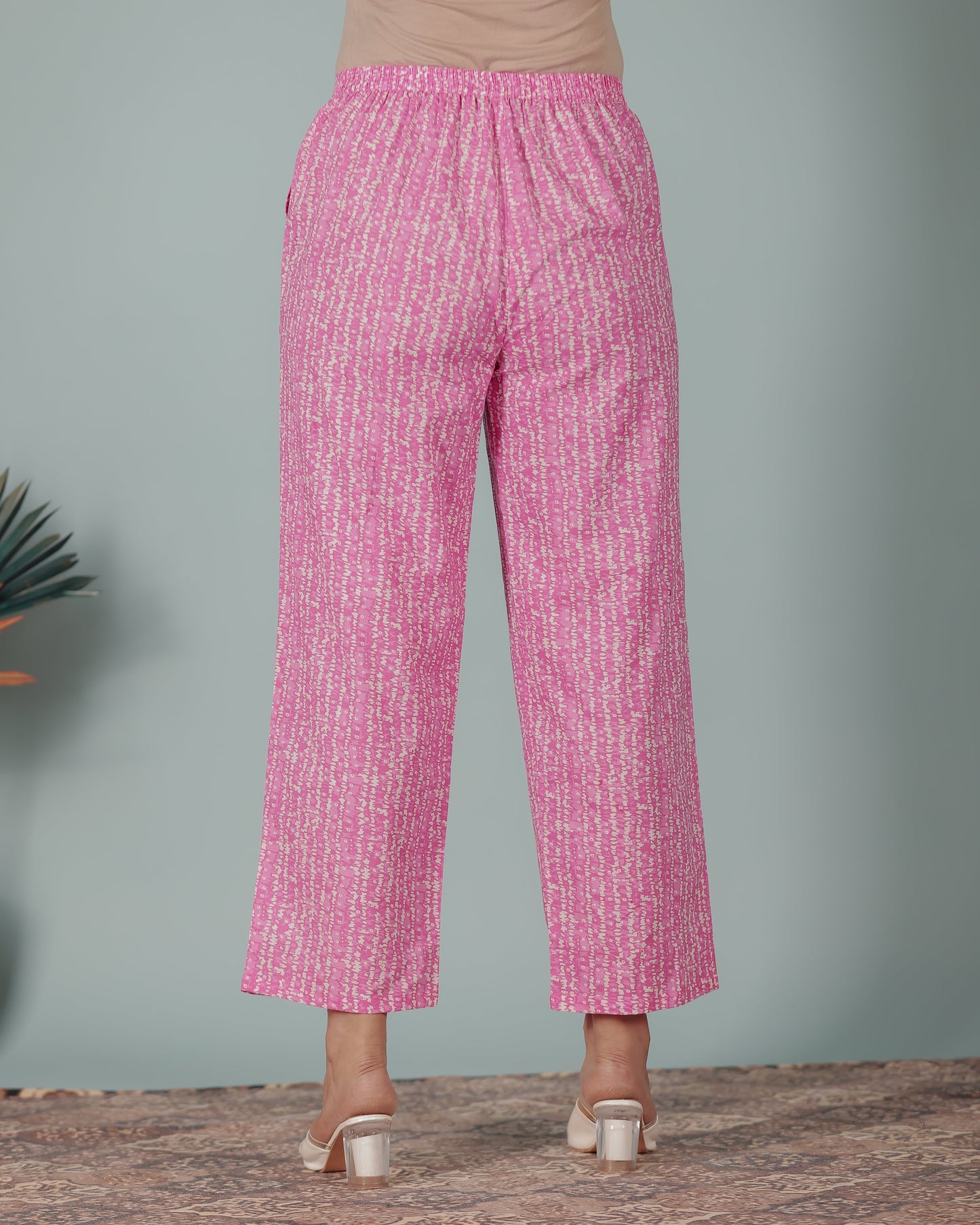 Soft Cotton Striped Pant