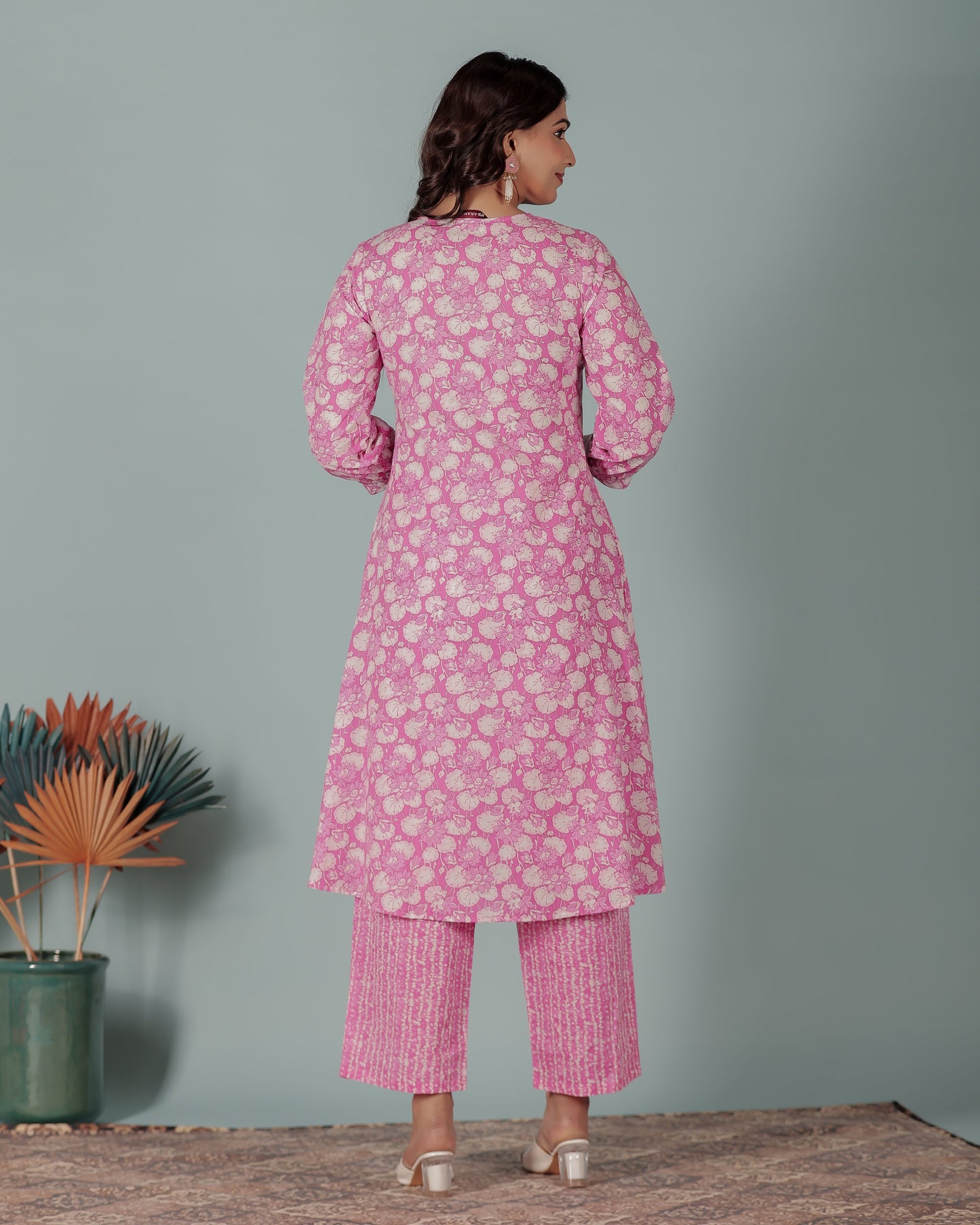 Soft Cotton Floral Kurta