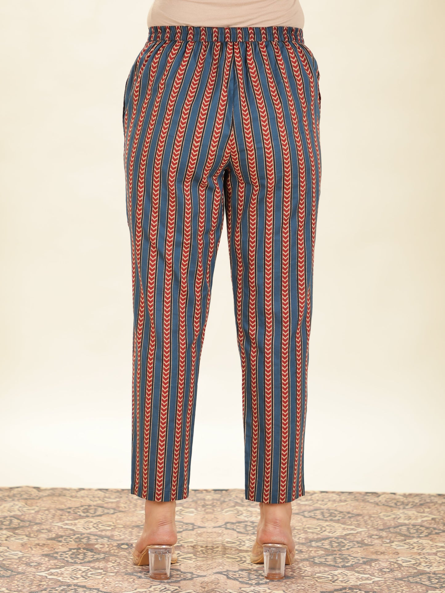 Soft Cotton Striped Pant