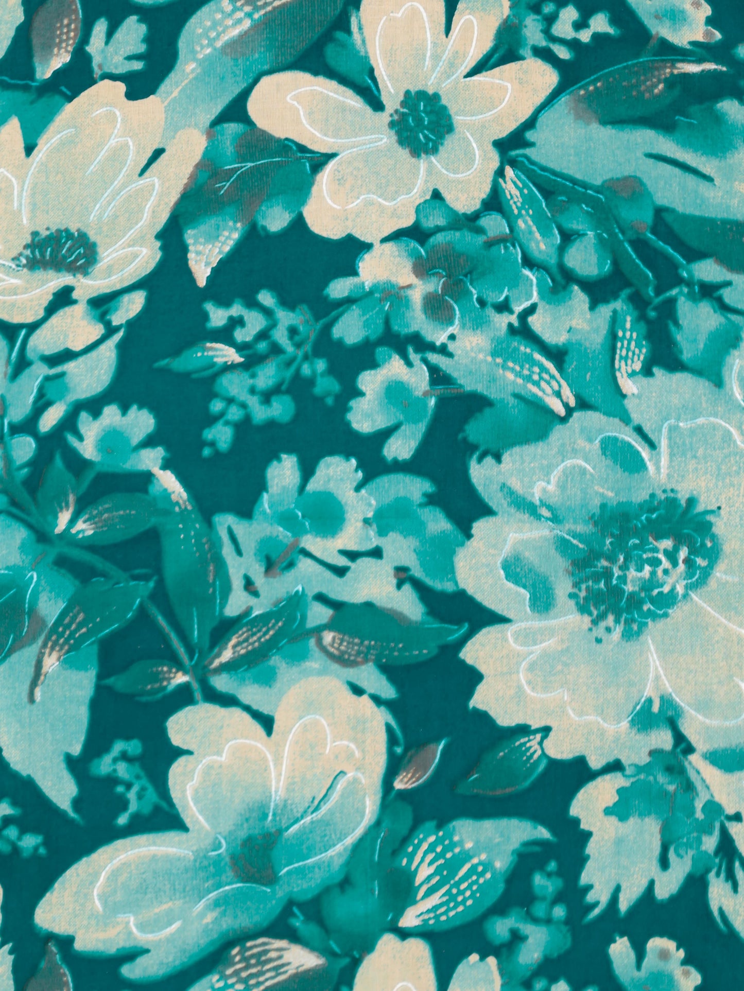 Embroidered Soft Cotton Floral Straight Teal Kurta