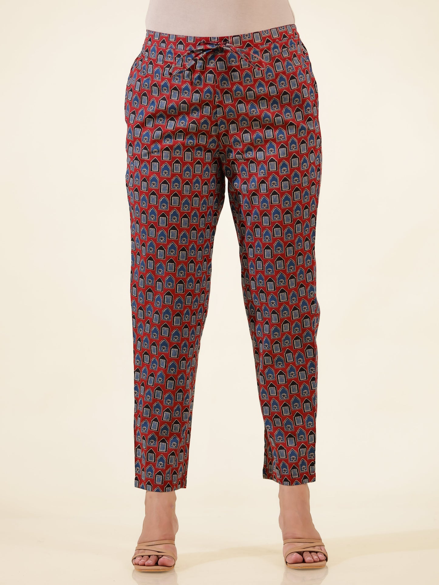 Soft Cotton Abstract Pant