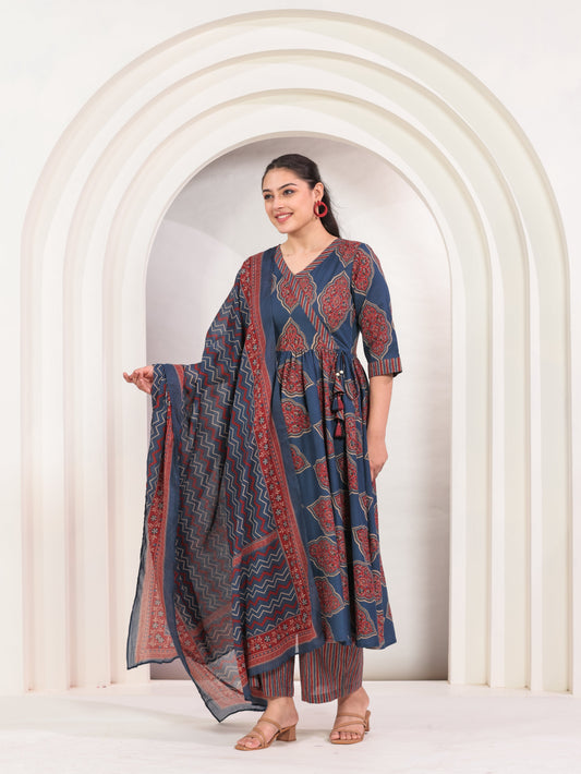 Cotton Voile Striped Maroon Dupatta