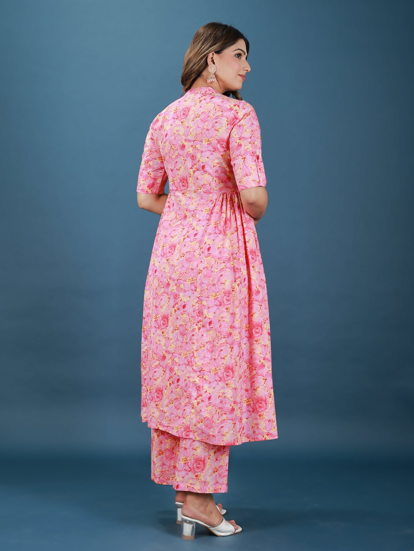 Soft Cotton Floral Kurta