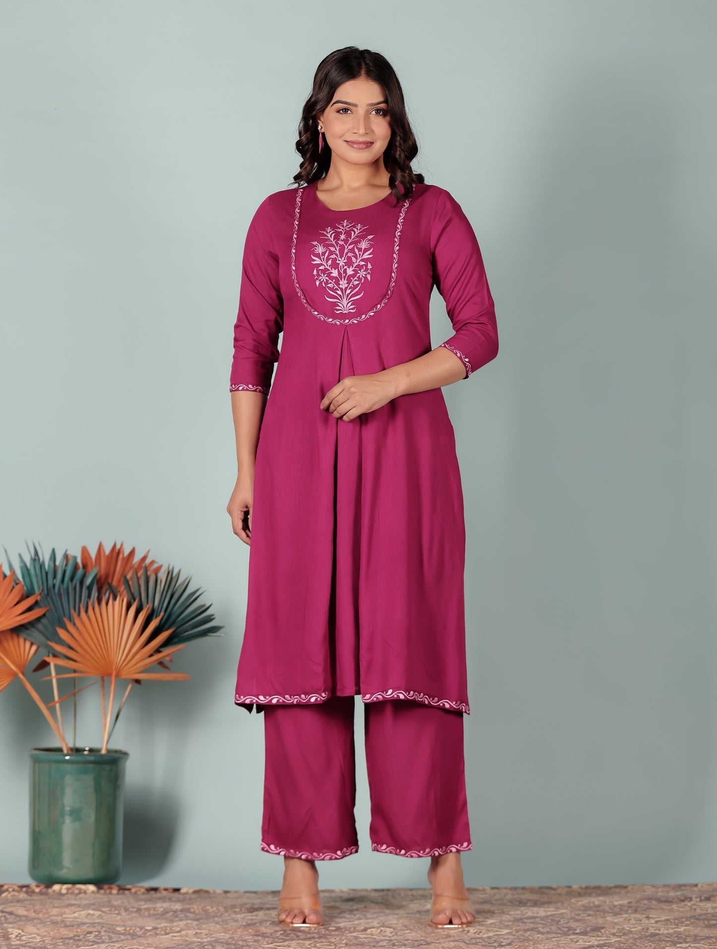 Viscose Solid Kurta