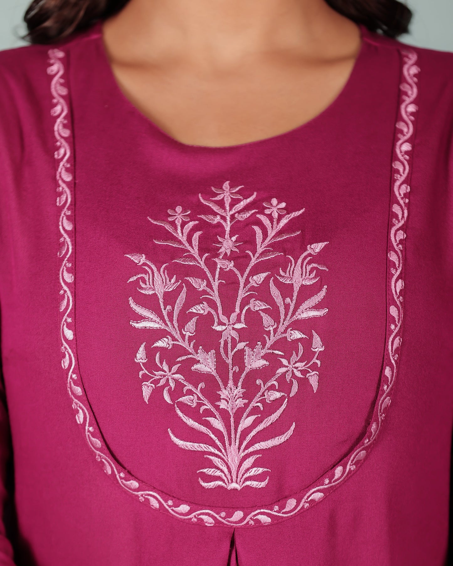 Viscose Solid Kurta