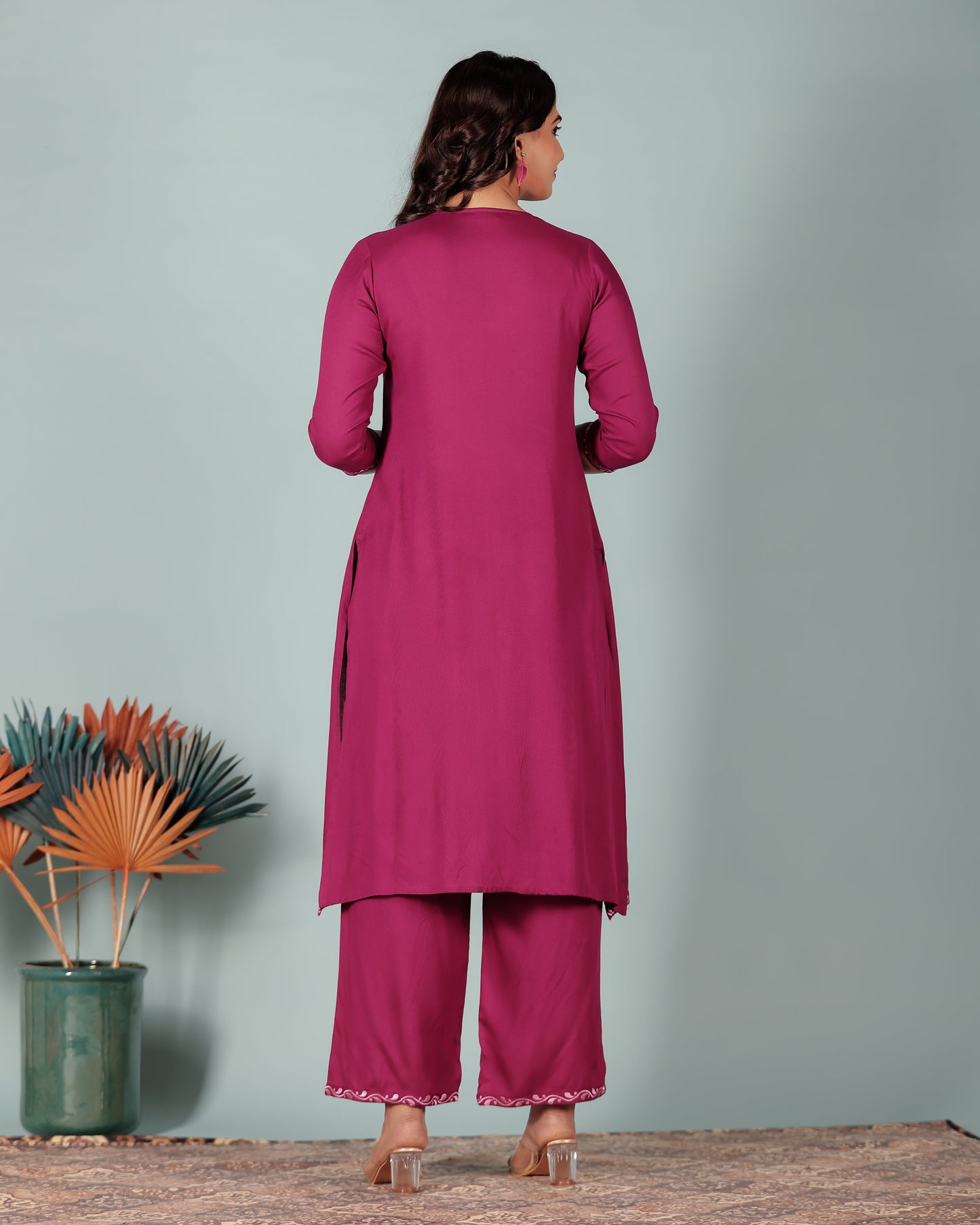 Viscose Solid Kurta