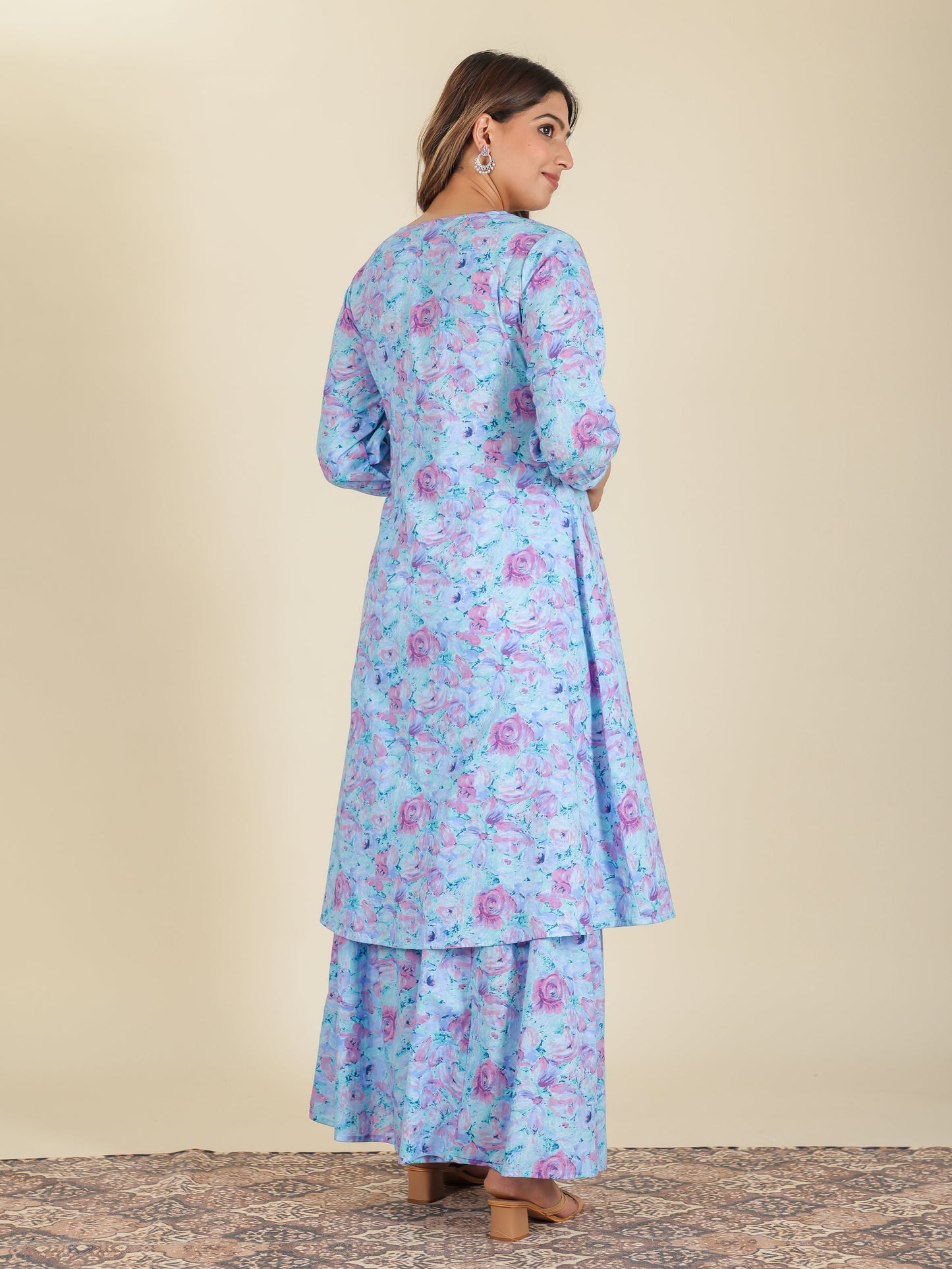 Soft Cotton Floral Kurta