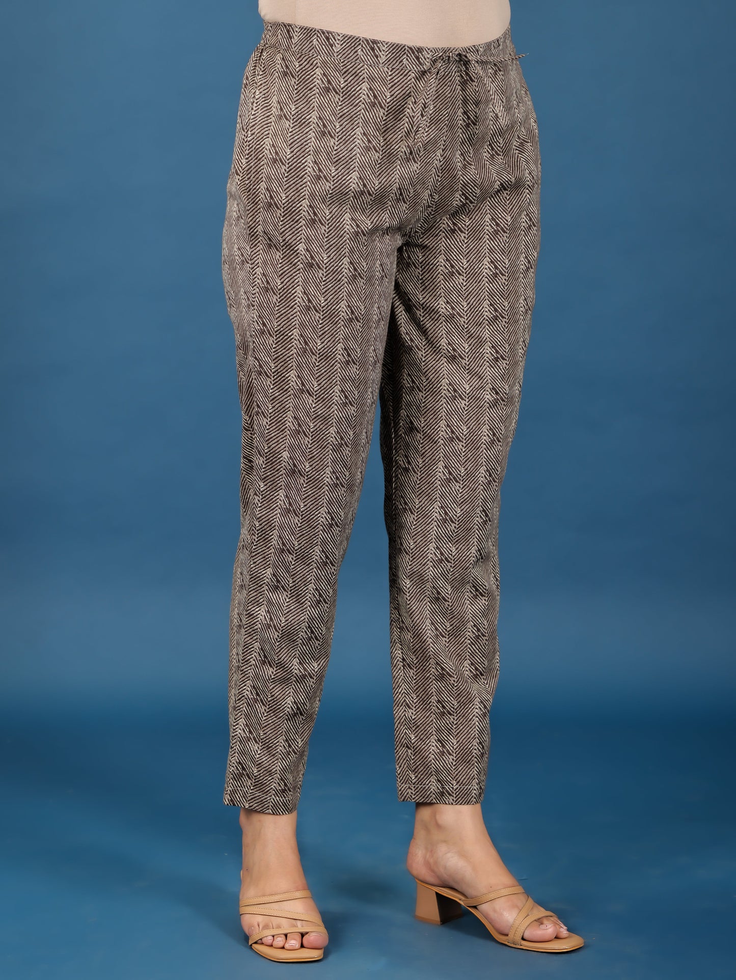 Soft Cotton Striped Pant