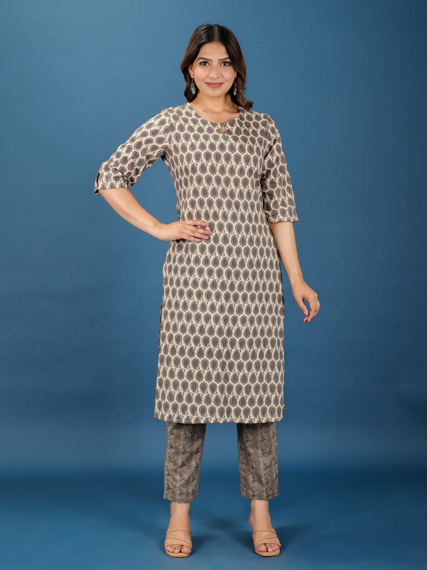 Soft Cotton Paisley Kurta