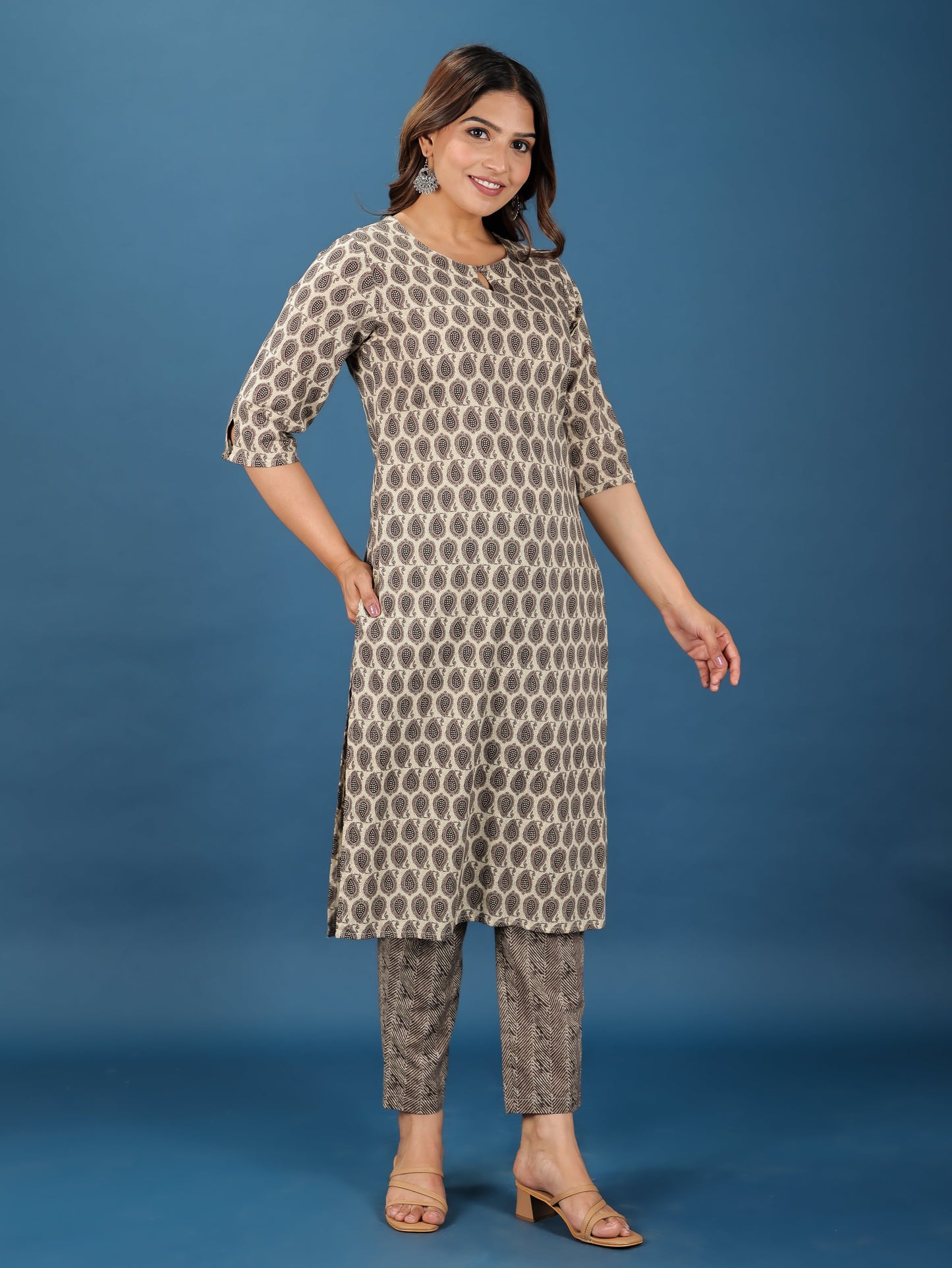 Soft Cotton Paisley Kurta