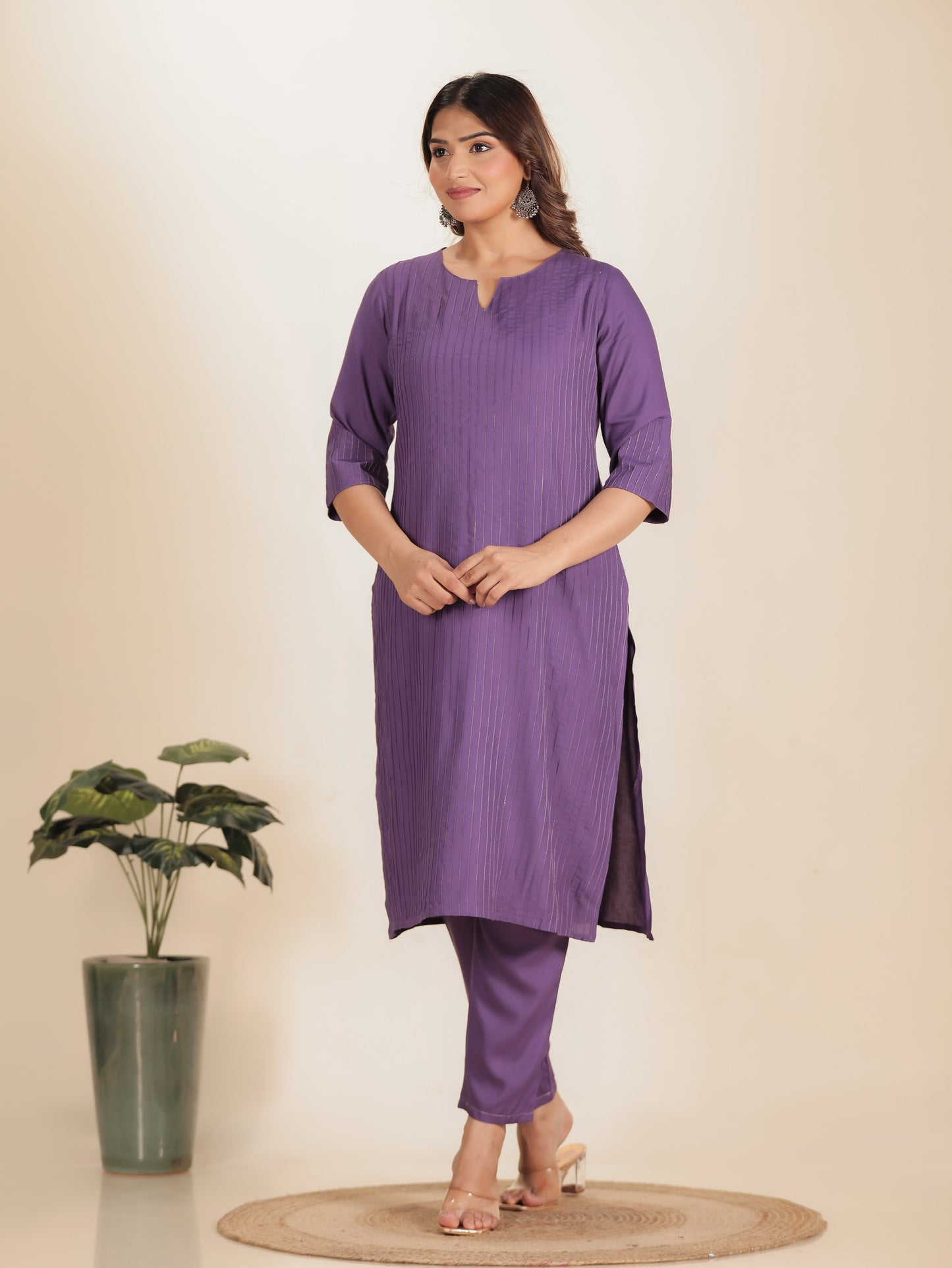 Rayon Solid Kurta