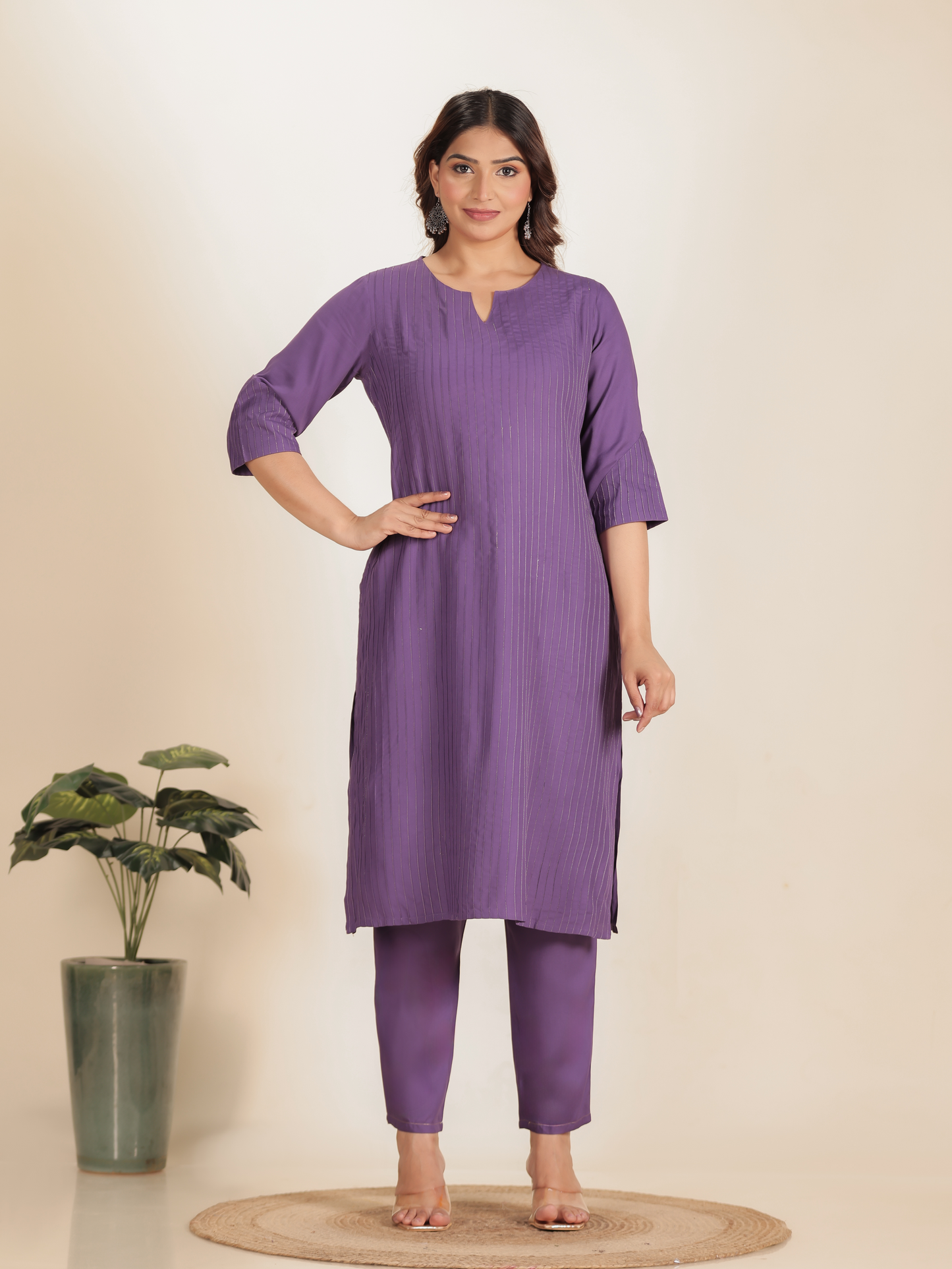 Rayon Solid Kurta