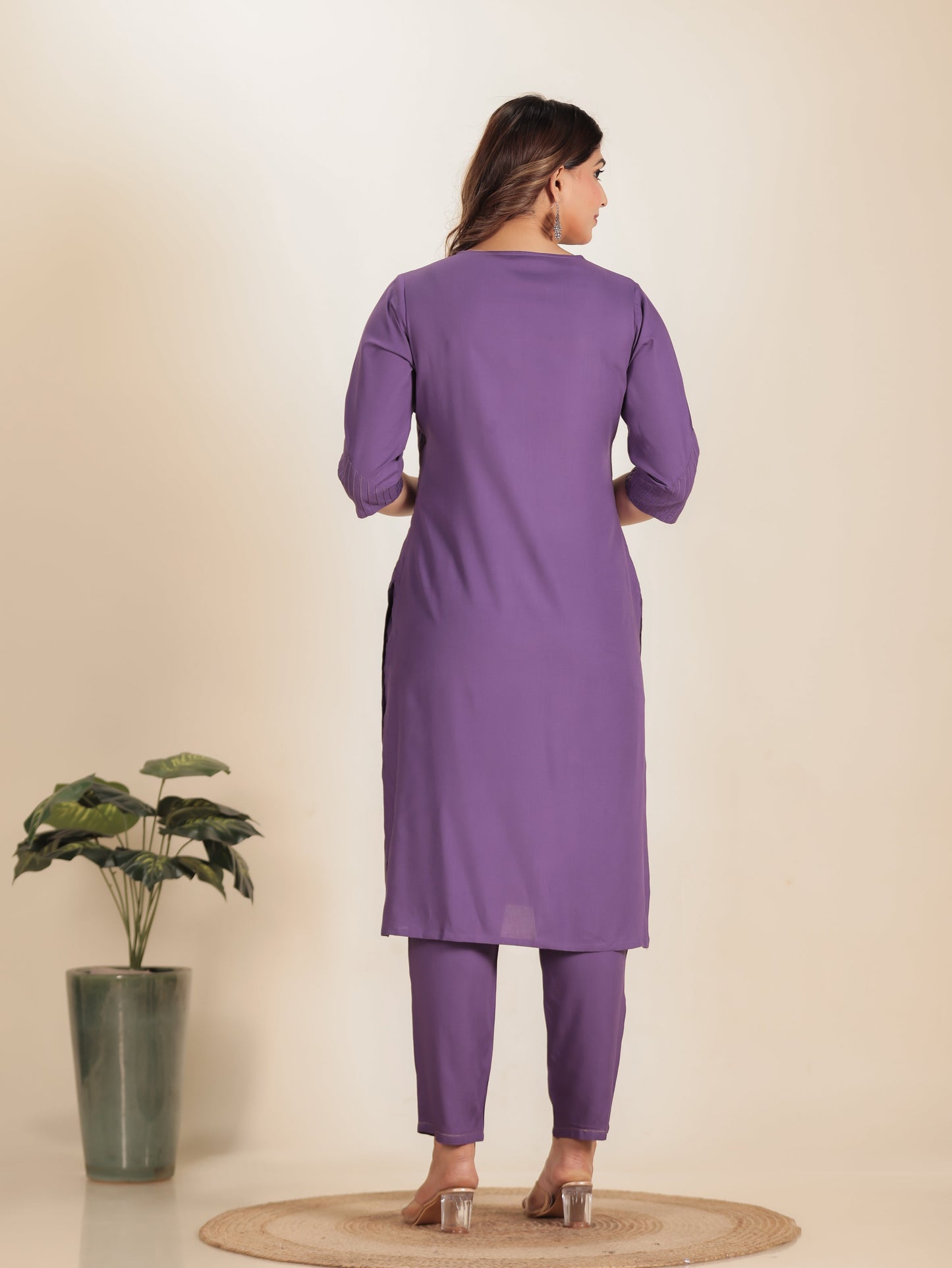 Rayon Solid Kurta