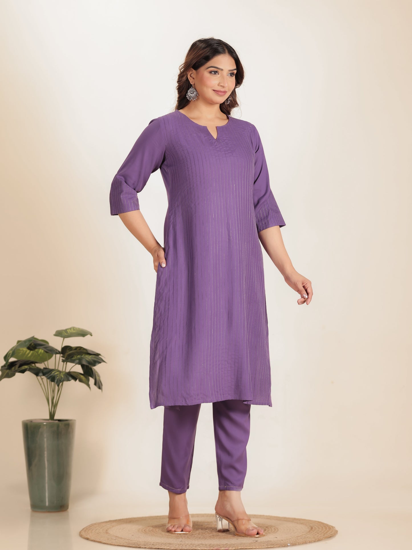 Rayon Solid Kurta