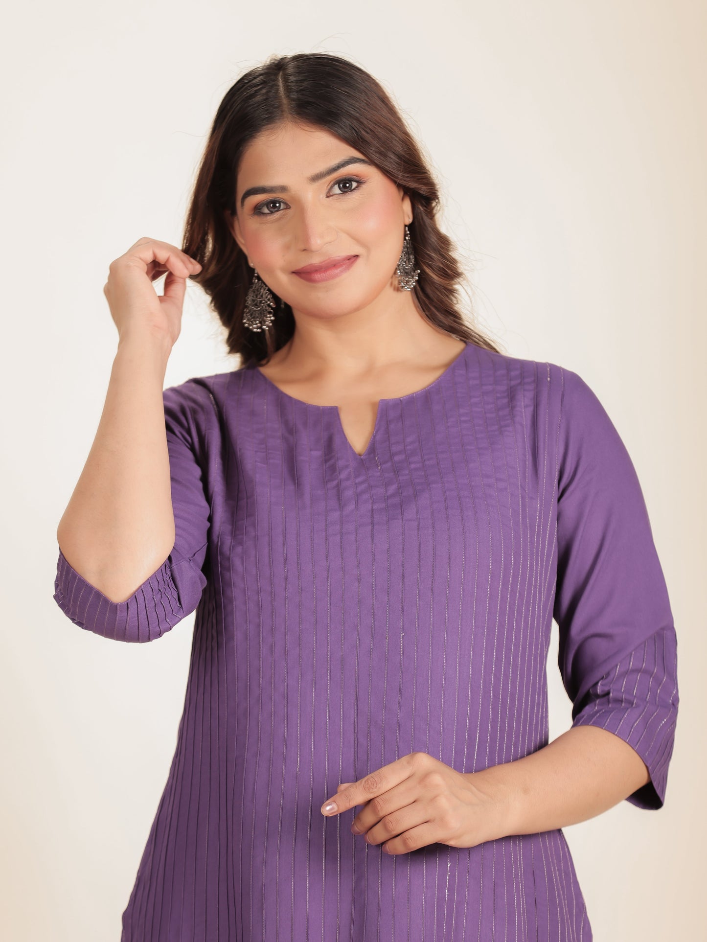 Rayon Solid Kurta