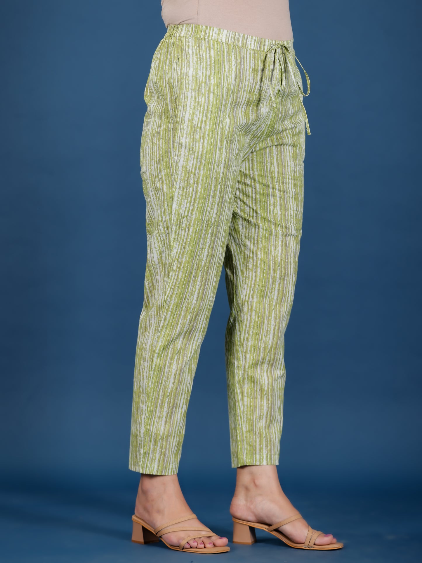 Soft Cotton Striped Pant