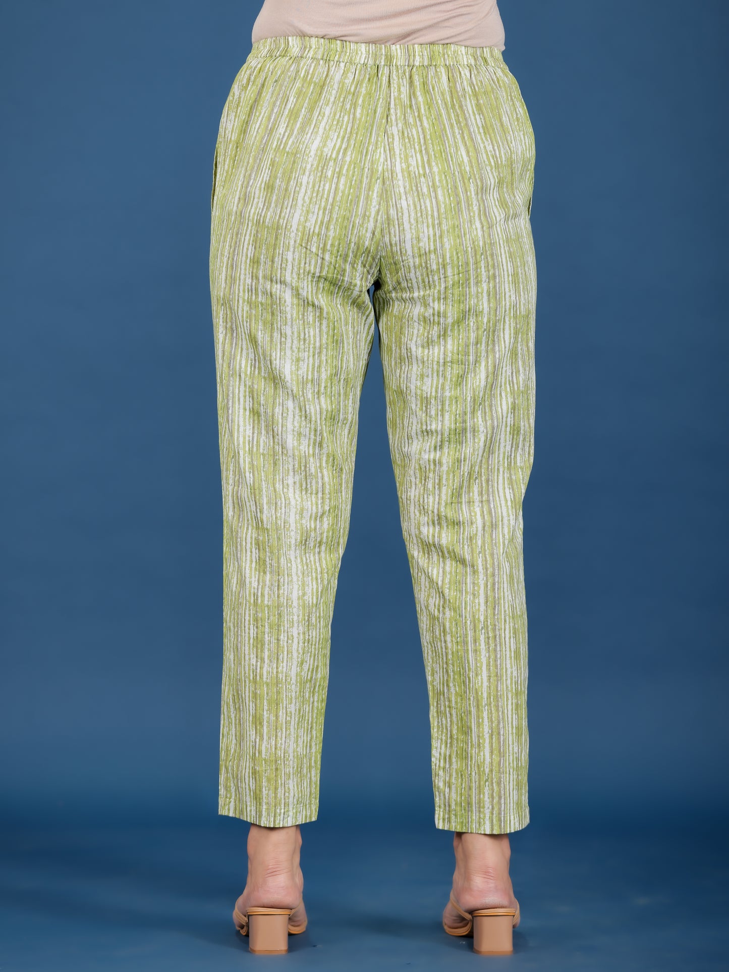 Soft Cotton Striped Pant