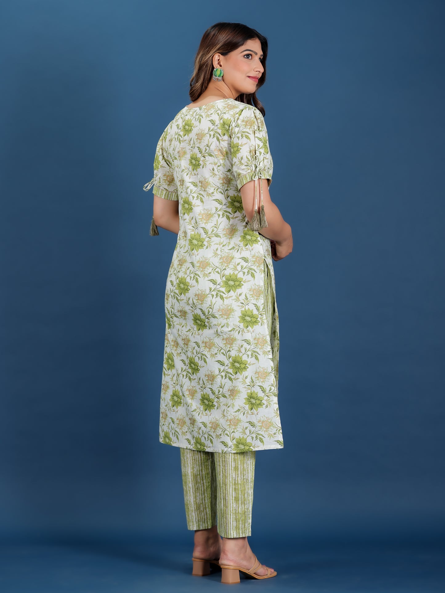 Soft Cotton Floral Kurta