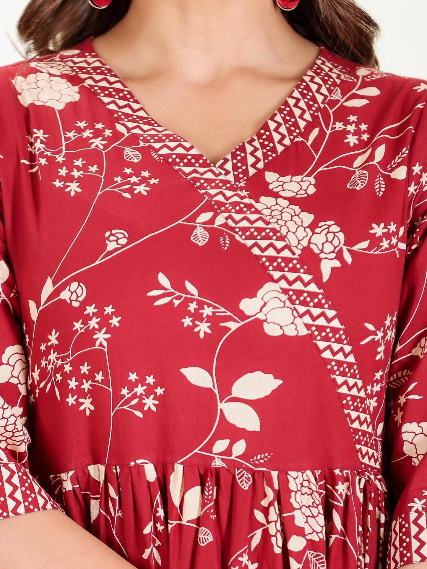 Soft Cotton Floral Kurta