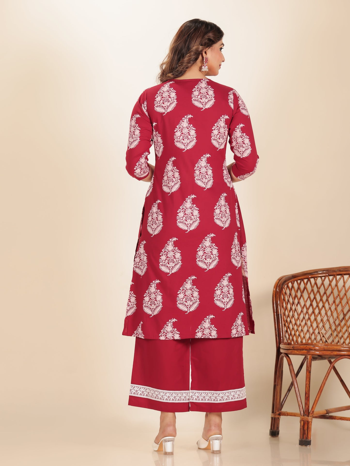 Soft Cotton Floral Kurta