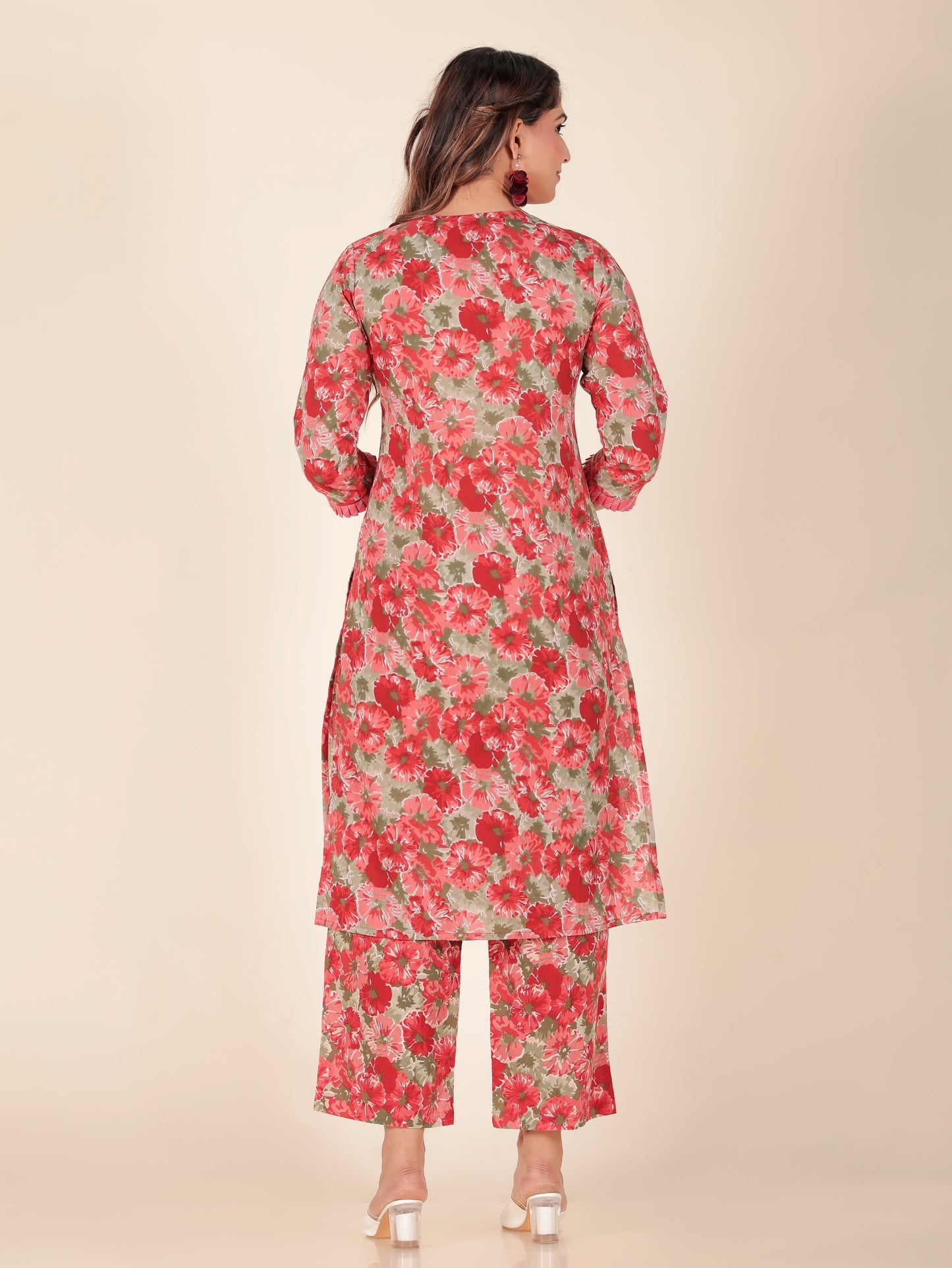 Soft Cotton Floral Kurta