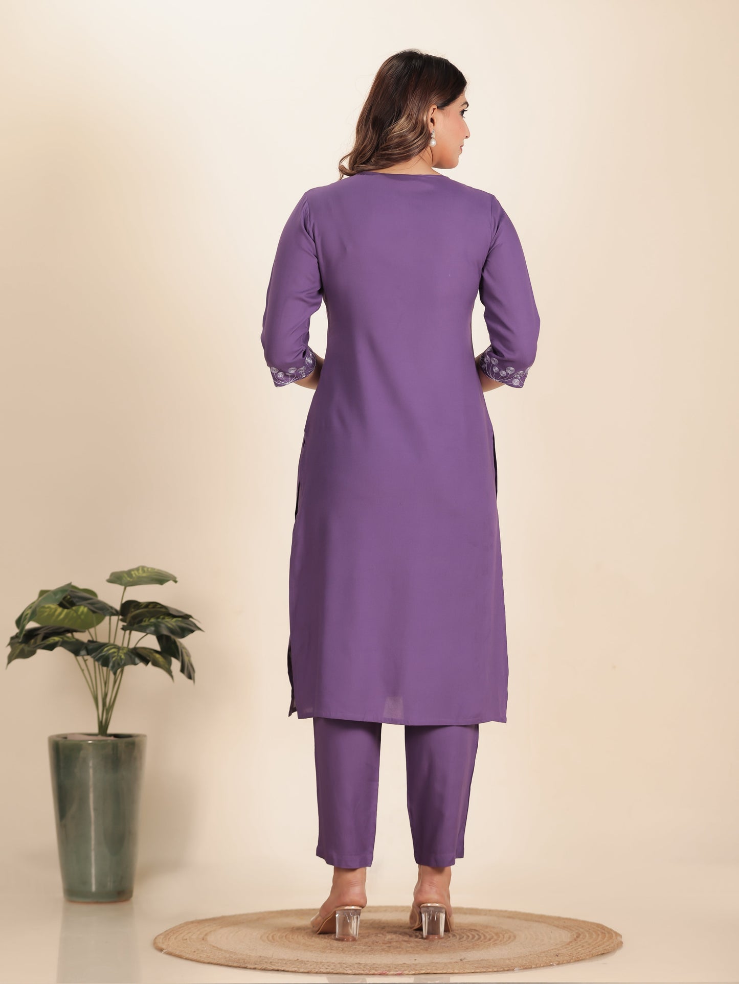 Rayon Solid Kurta