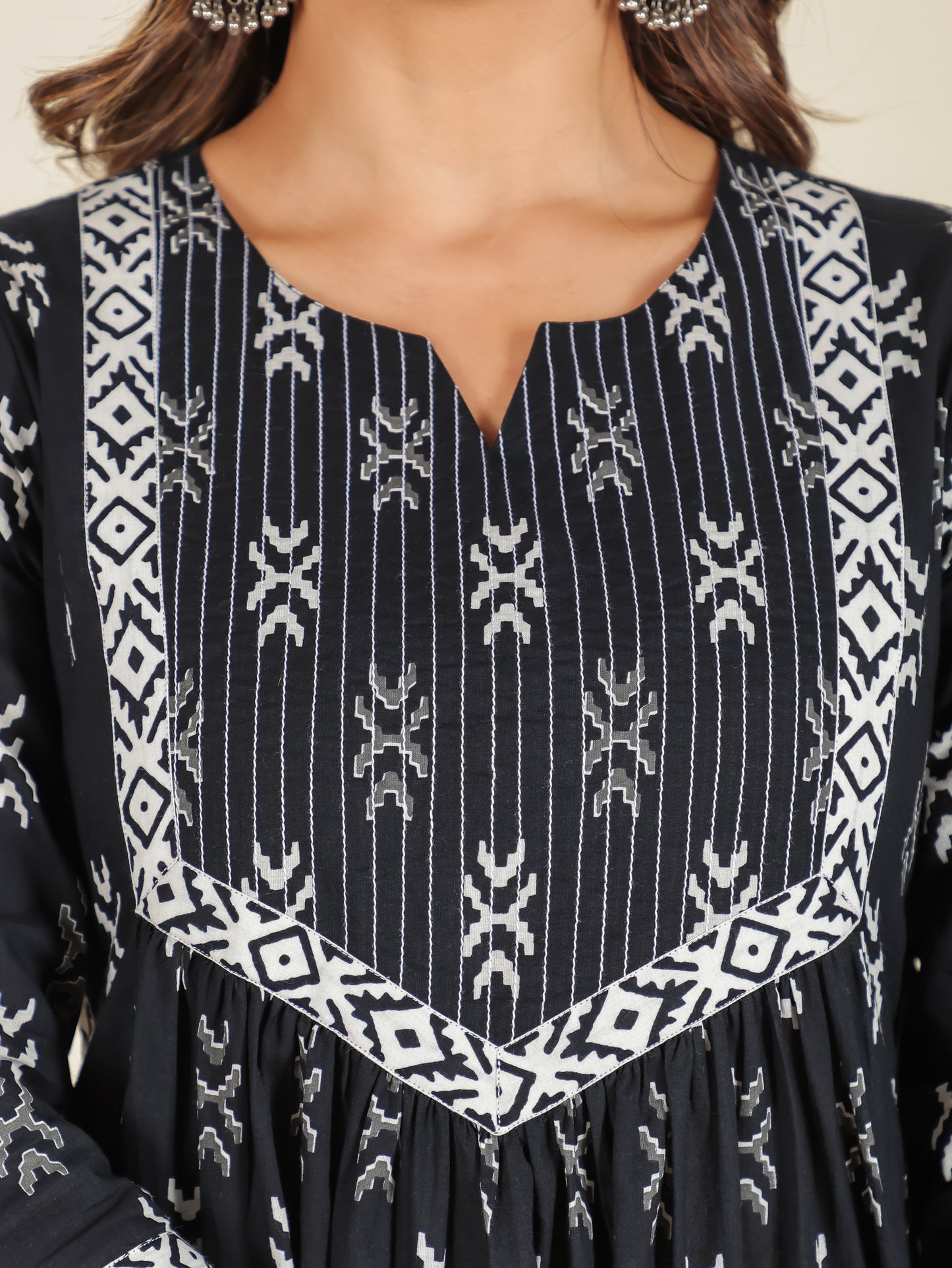 Soft Cotton Ikat Kurta