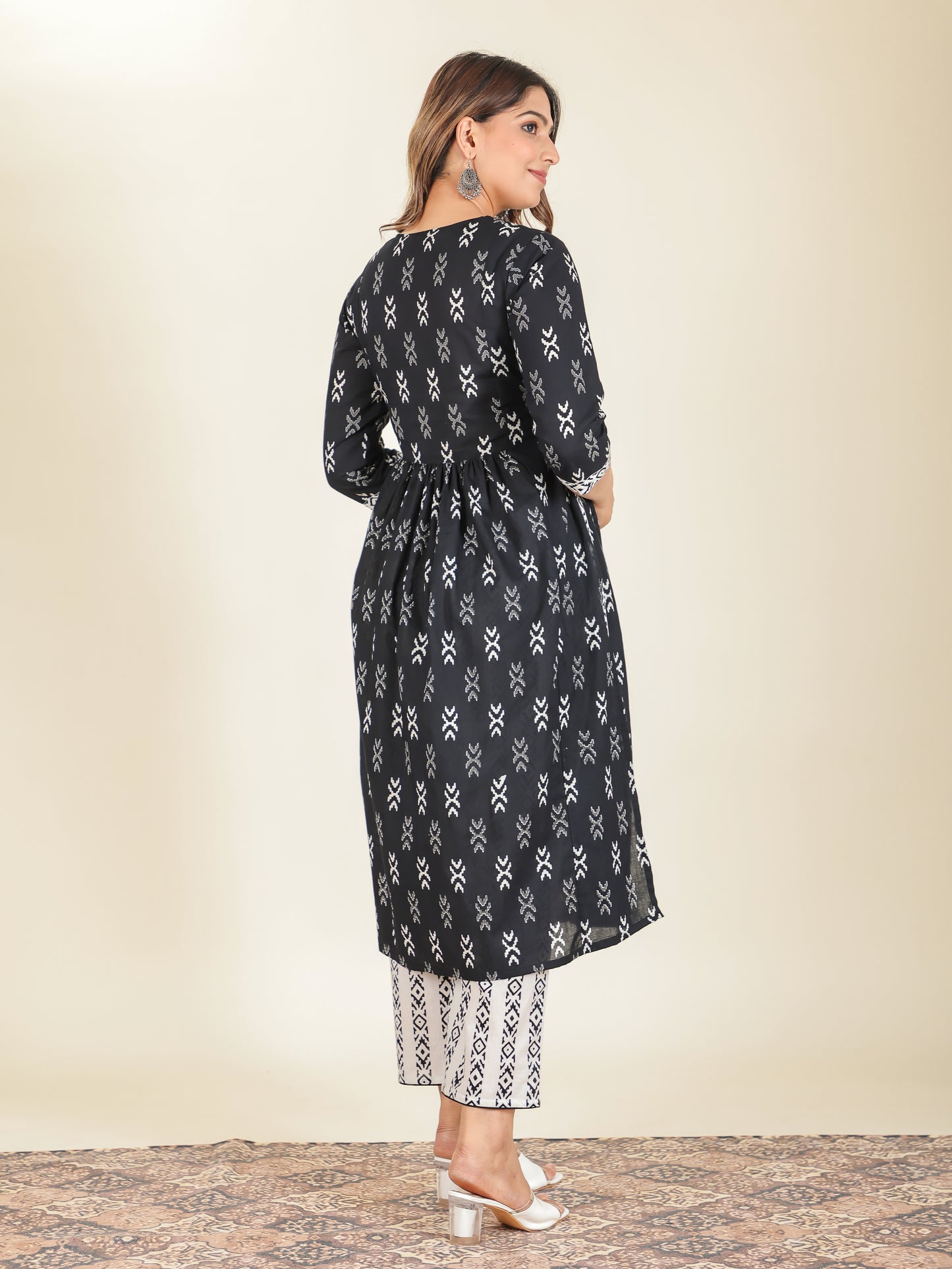 Soft Cotton Ikat Kurta