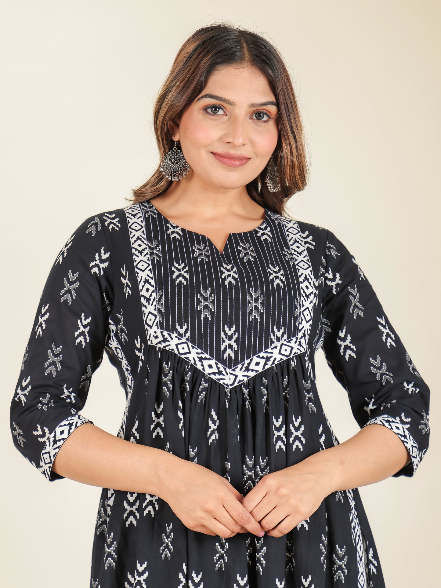 Soft Cotton Ikat Kurta