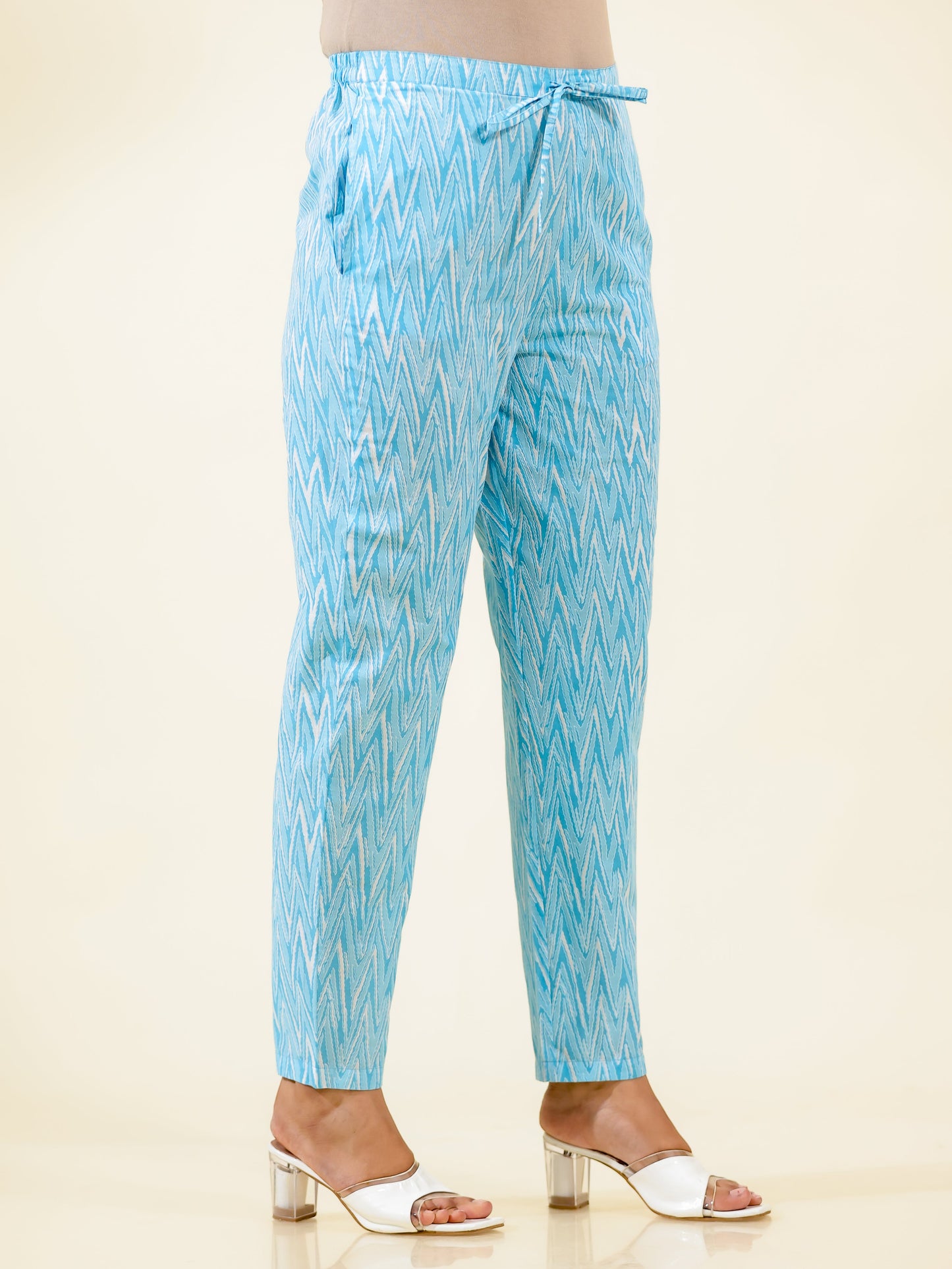 Soft Cotton Chevron Pant