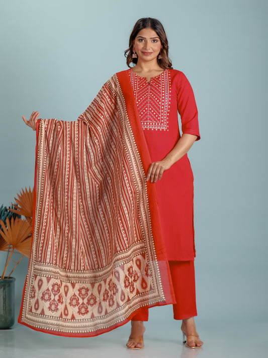 Voile Cotton Tribal Dupatta