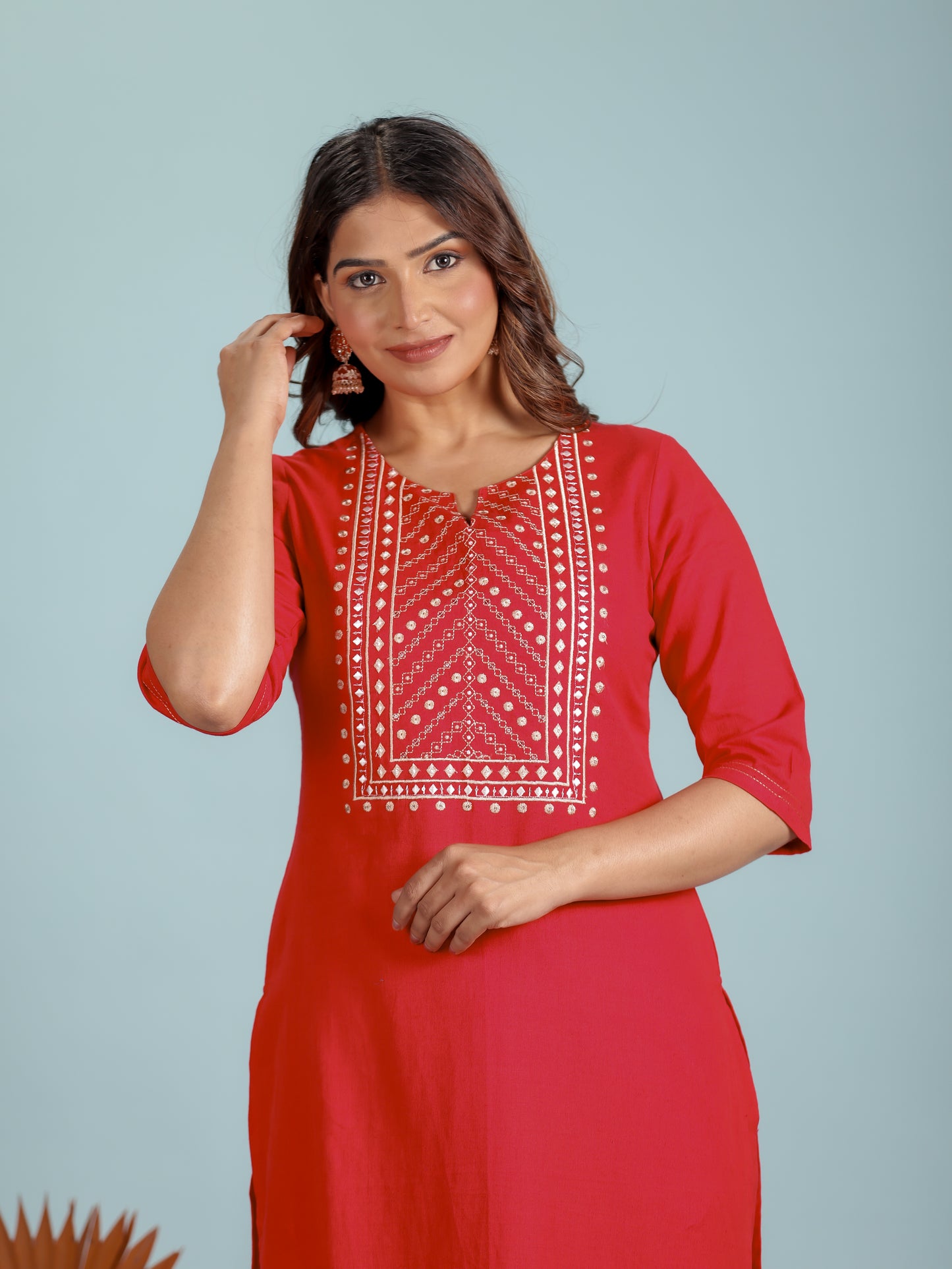 Linen Cotton Solid Kurta