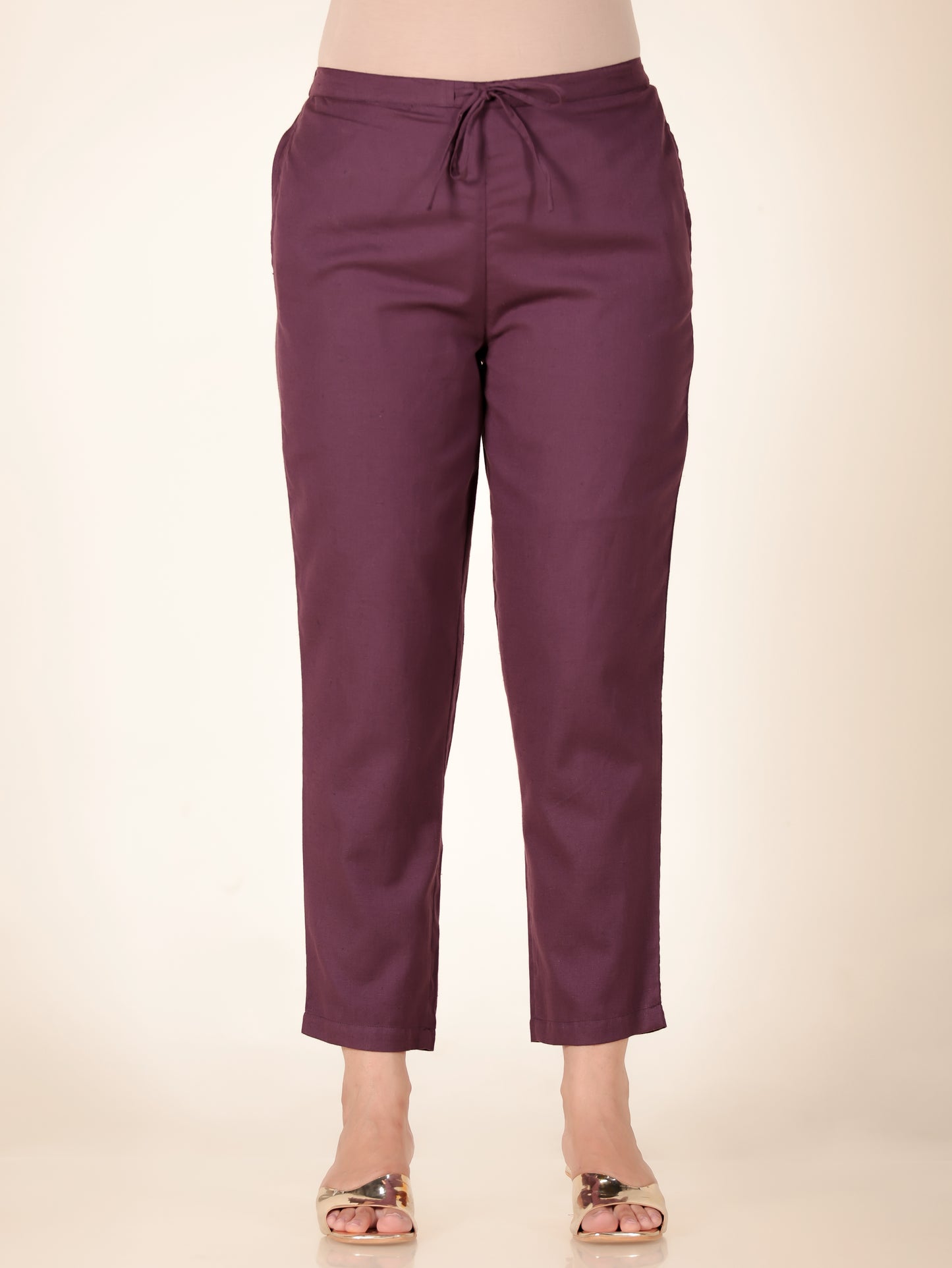 Linen Cotton Solid Pant