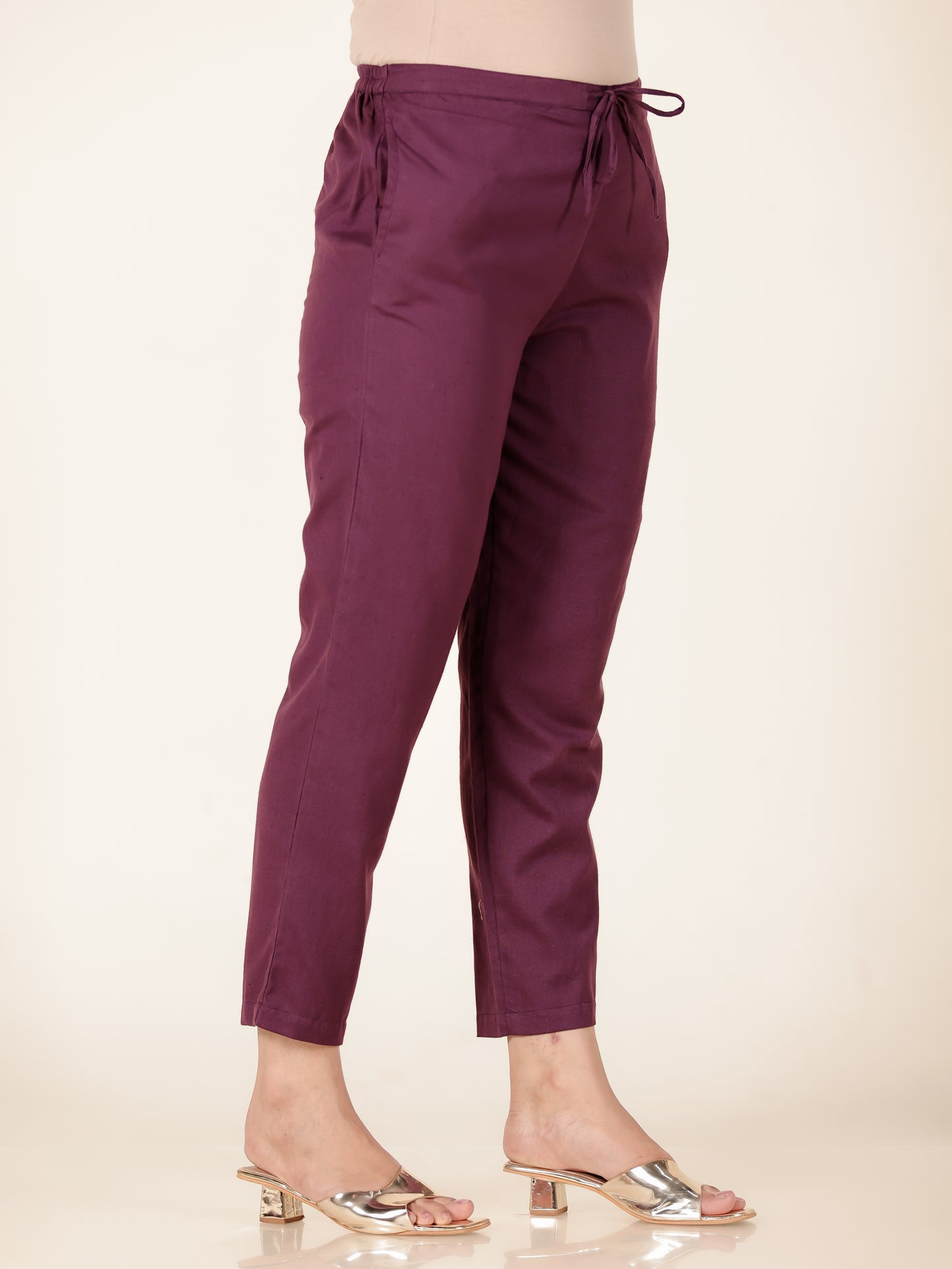 Linen Cotton Solid Pant