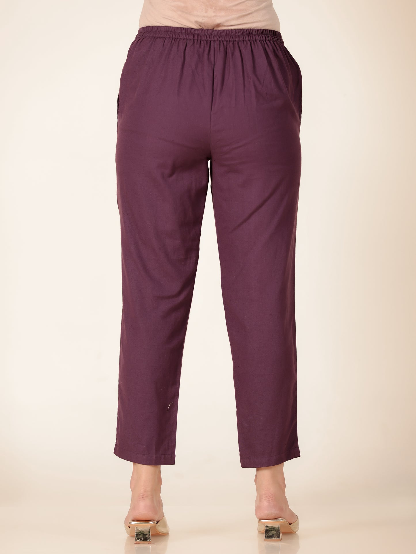 Linen Cotton Solid Pant