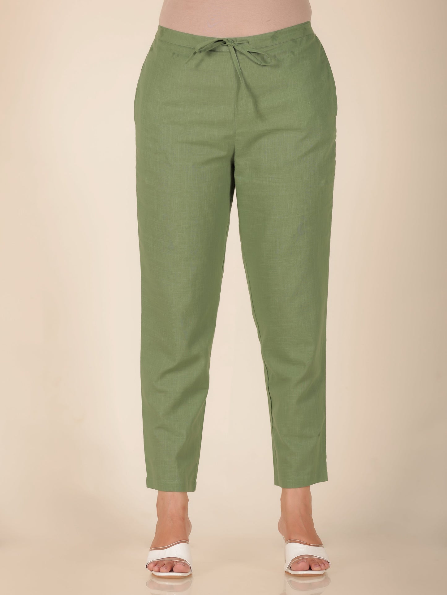 Khadi Cotton Solid Pant