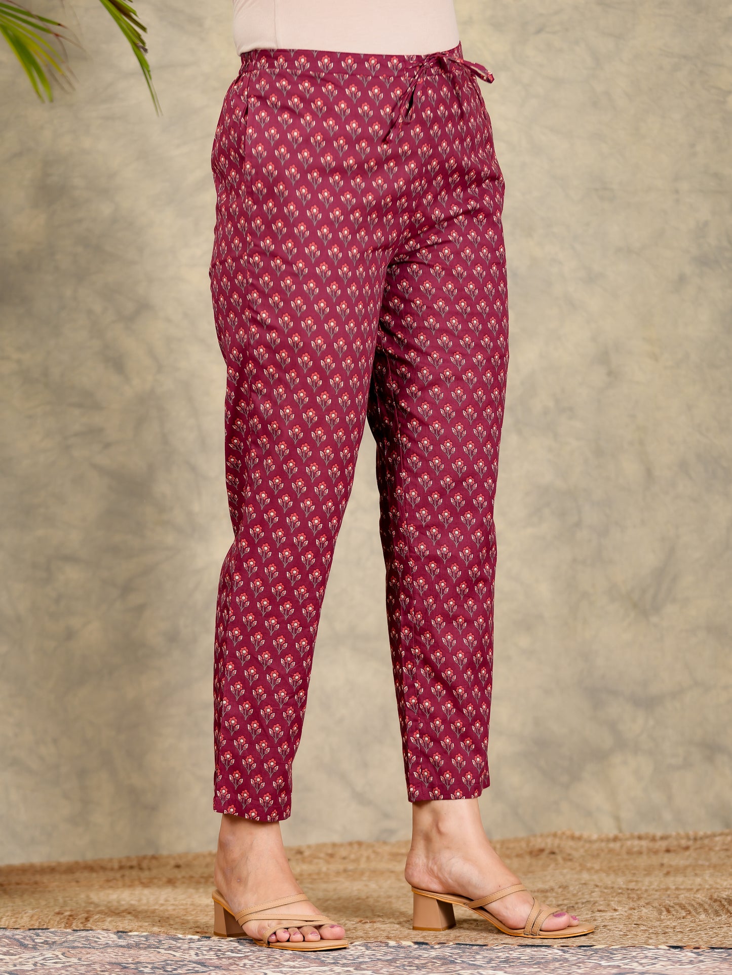 Soft Cotton Block Pant