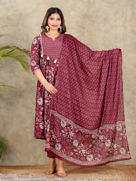 Voile Cotton Block Dupatta