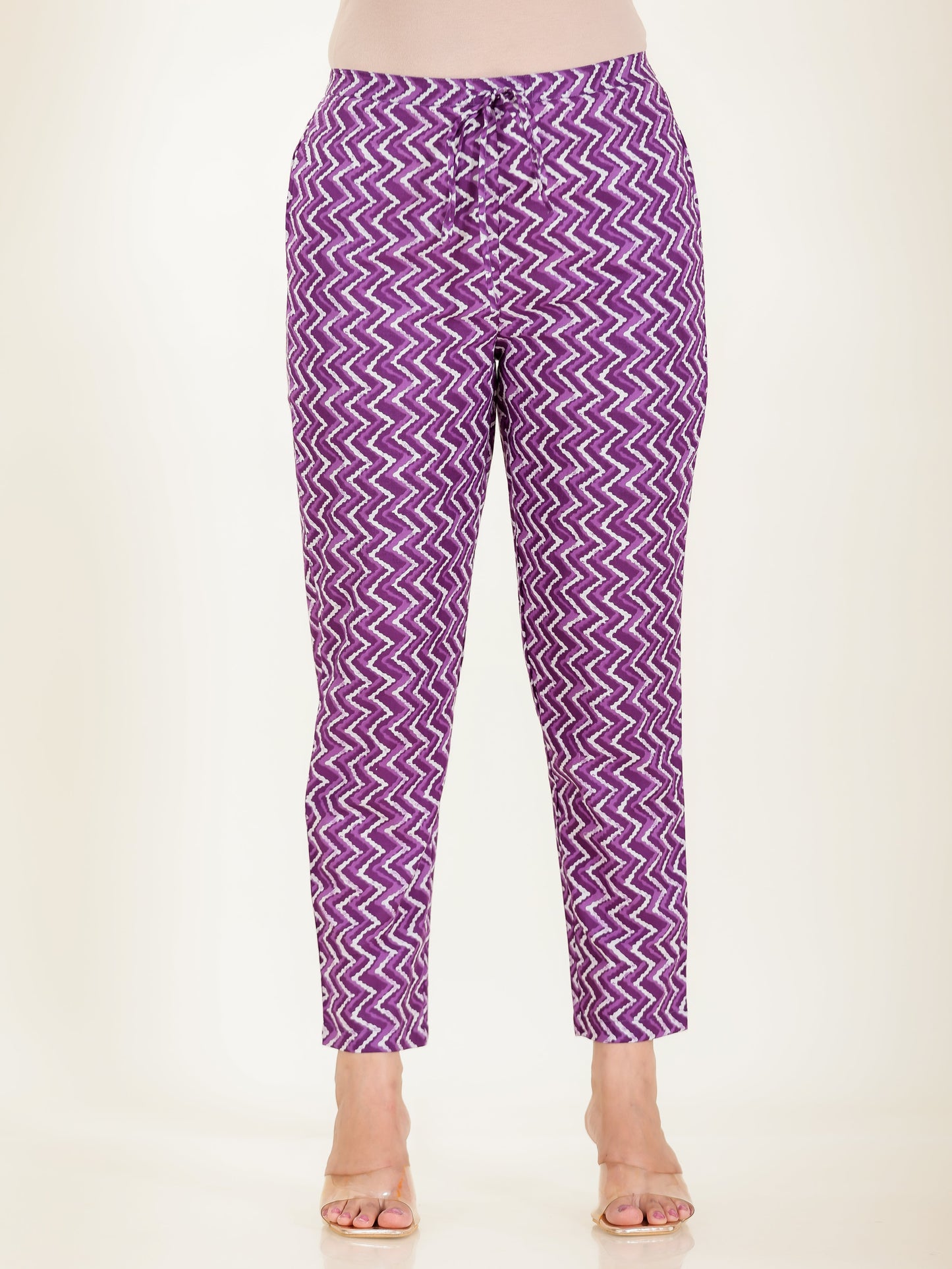 Soft Cotton Chevron Pant