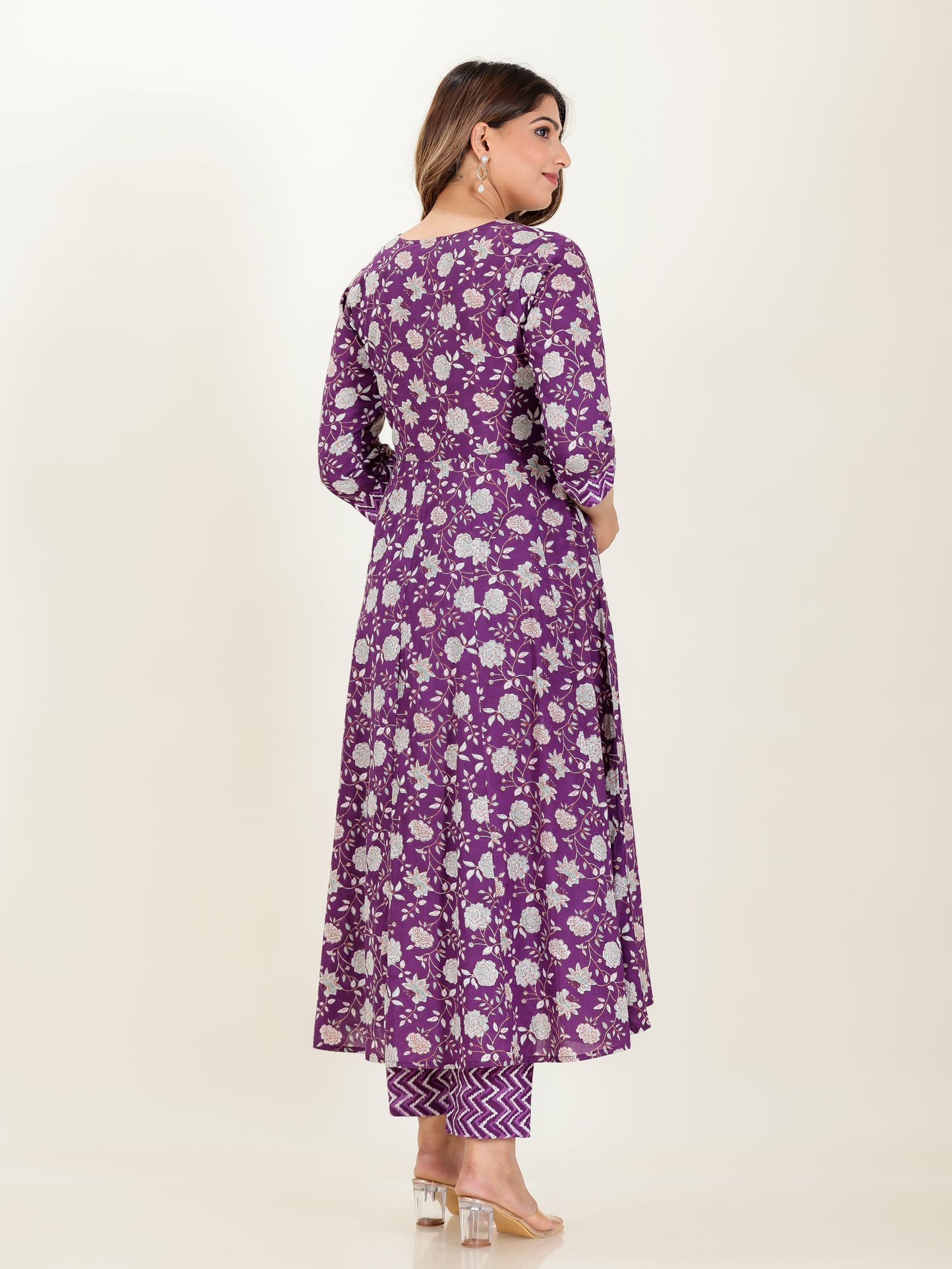 Soft Cotton Floral Kurta