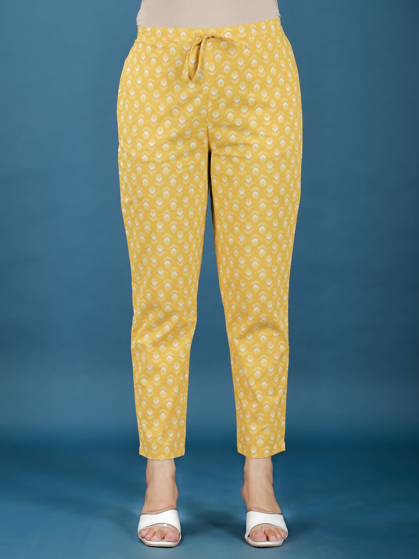 Soft Cotton Block Pant