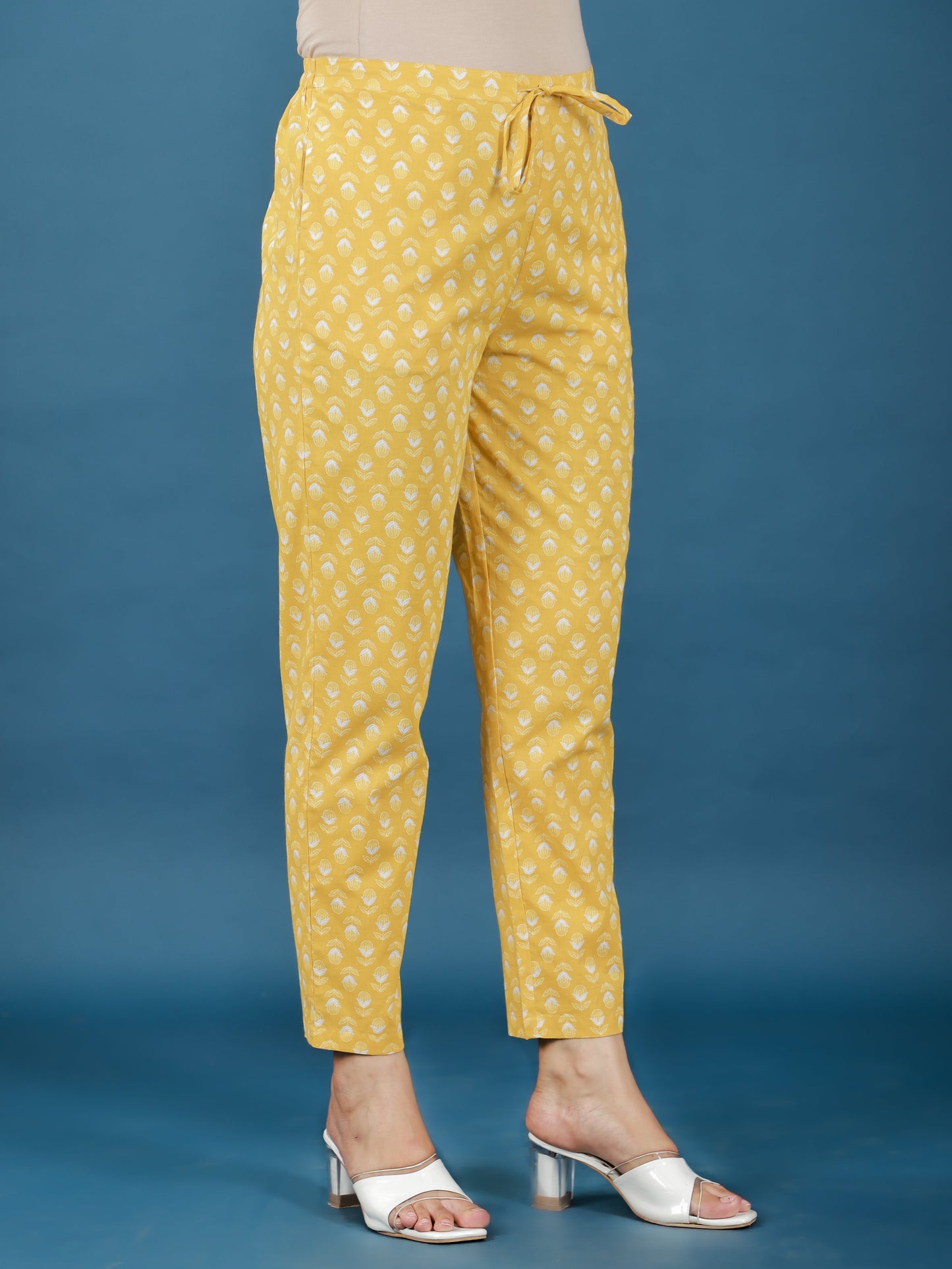 Soft Cotton Block Pant