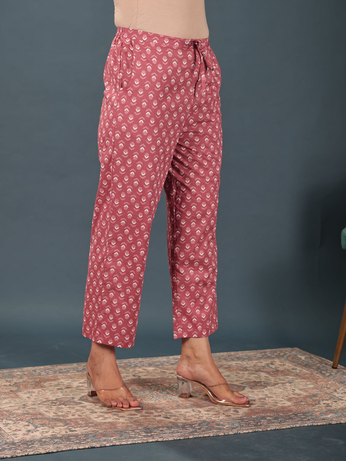 Soft Cotton Block Pant