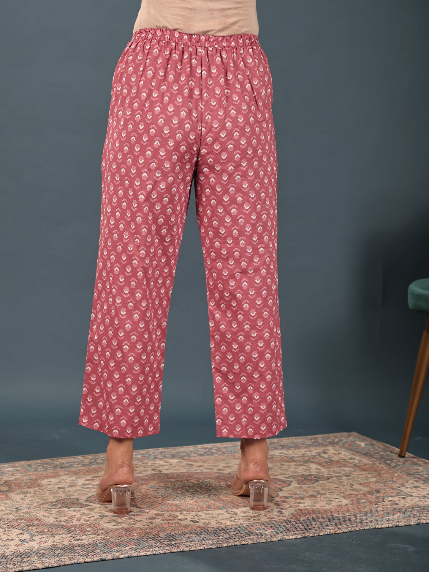 Soft Cotton Block Pant